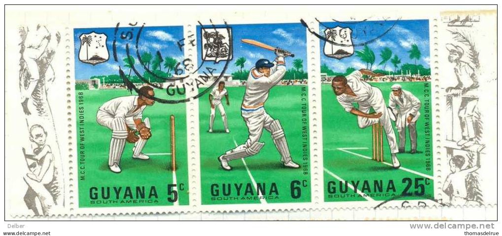 Qx230: GUYANA CRICKET 3 VAL NEUFS: Scott: #36/7 - Cricket