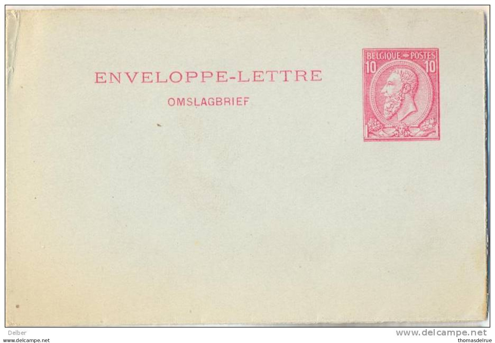 _G609: ENVELOPPE-LETTRE / OMSLAGBRIEF :  10ct ...iets Beschadigd... - Enveloppes-lettres