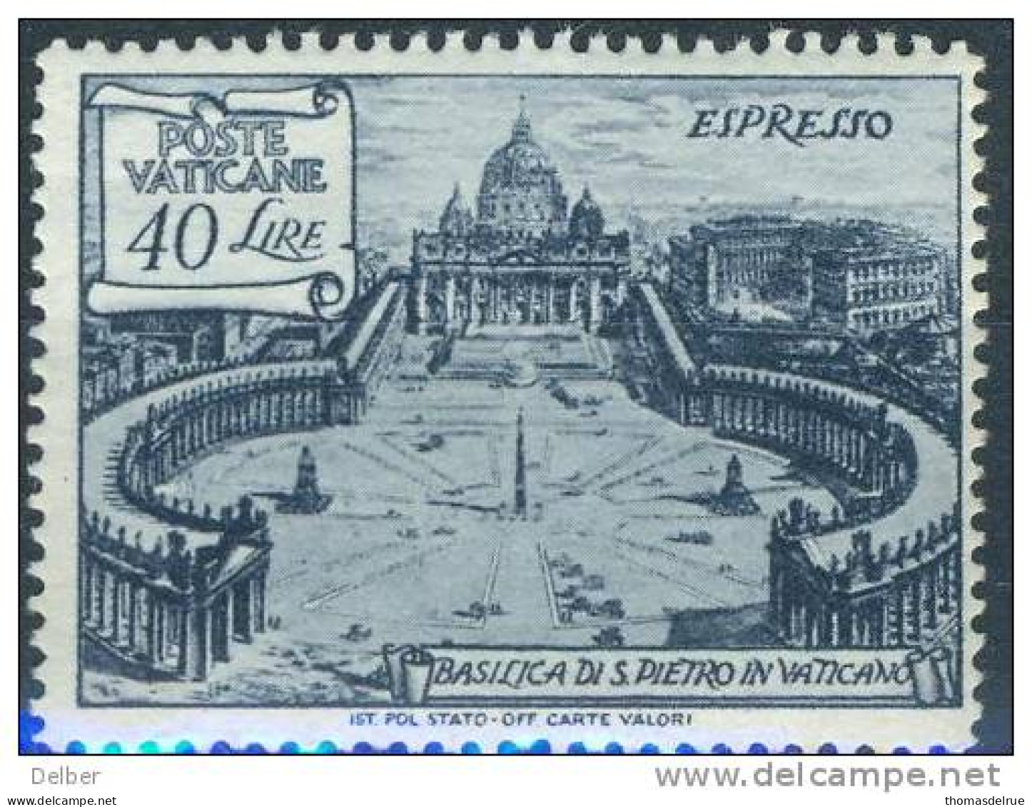 _Is941: POSTE VATICANE : Y.&T. N° E11: * [= Met Scharniertje] - Eilsendung (Eilpost)