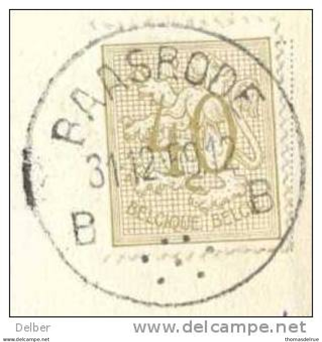 _N908: Fantasiekaart : N°853:   B BAASRODE B > Baasrode - 1951-1975 Heraldic Lion