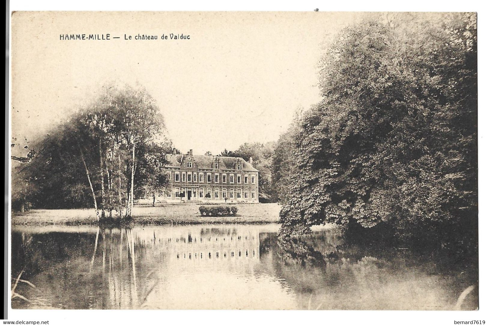 Belgique  - Hamme Mille  -  Chateau De Valduc - M Albert Janssen Et  Mme - Beauvechain