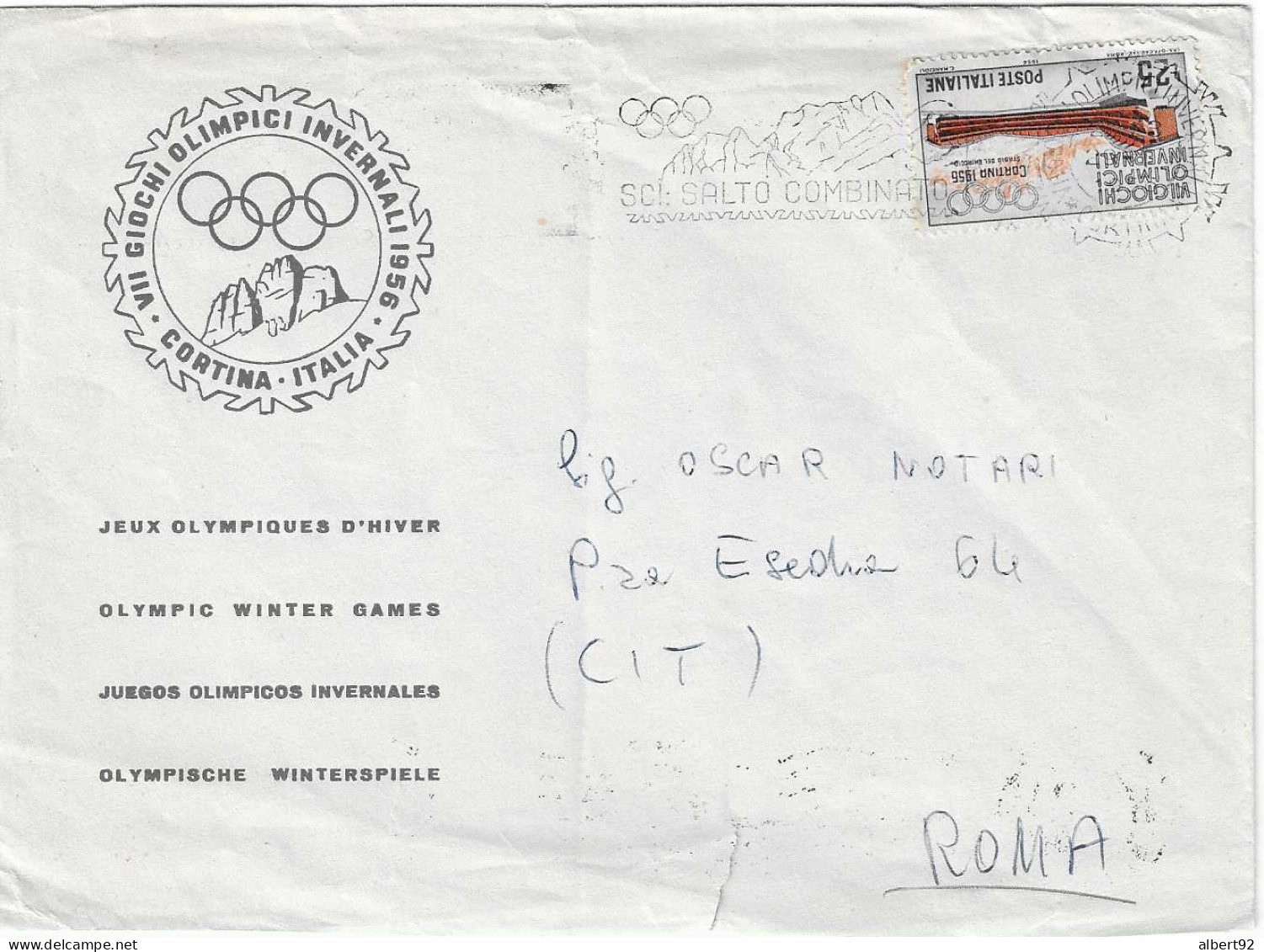 1956 Jeux Olympiques D'Hiver De Cortina D'Ampezzo: Combiné Nordique - Invierno 1956: Cortina D'Ampezzo