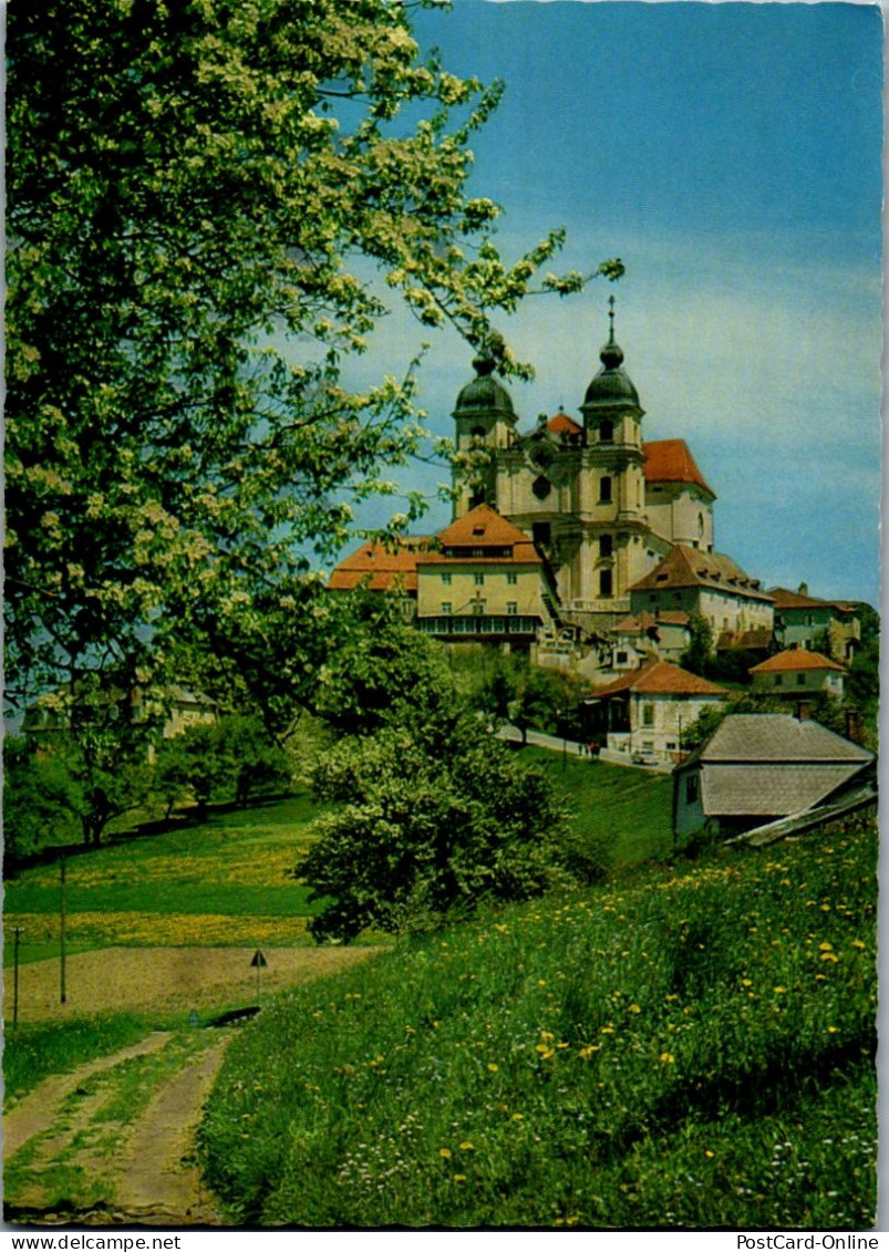 47049 - Niederösterreich - Sonntaggsberg , Wallfahrtskirche - Gelaufen 1977 - Sonntaggsberg