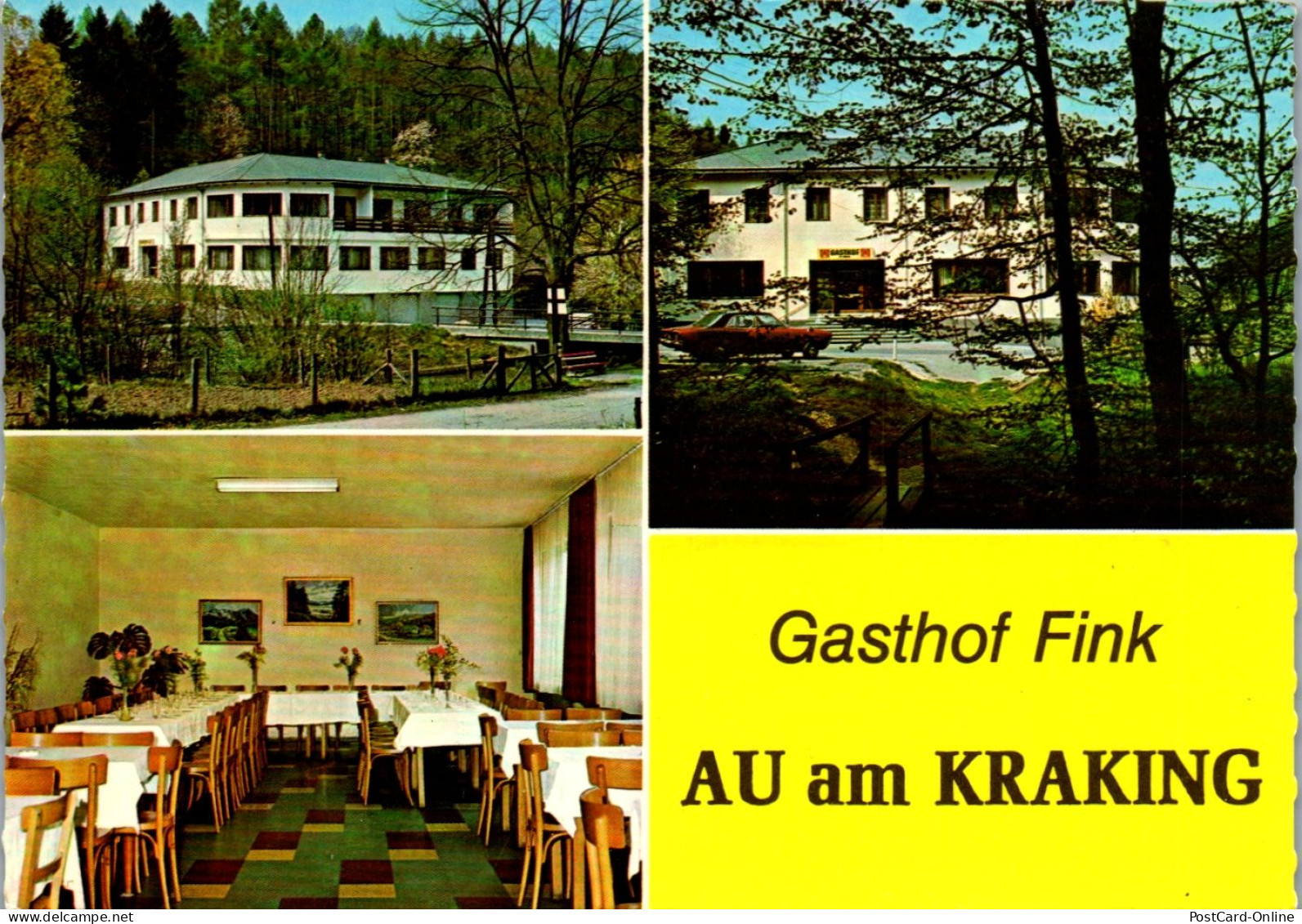 47048 - Niederösterreich - Sieghartskirchen , Au Am Kraking , Gasthof U. Pension Fink - Nicht Gelaufen  - Tulln