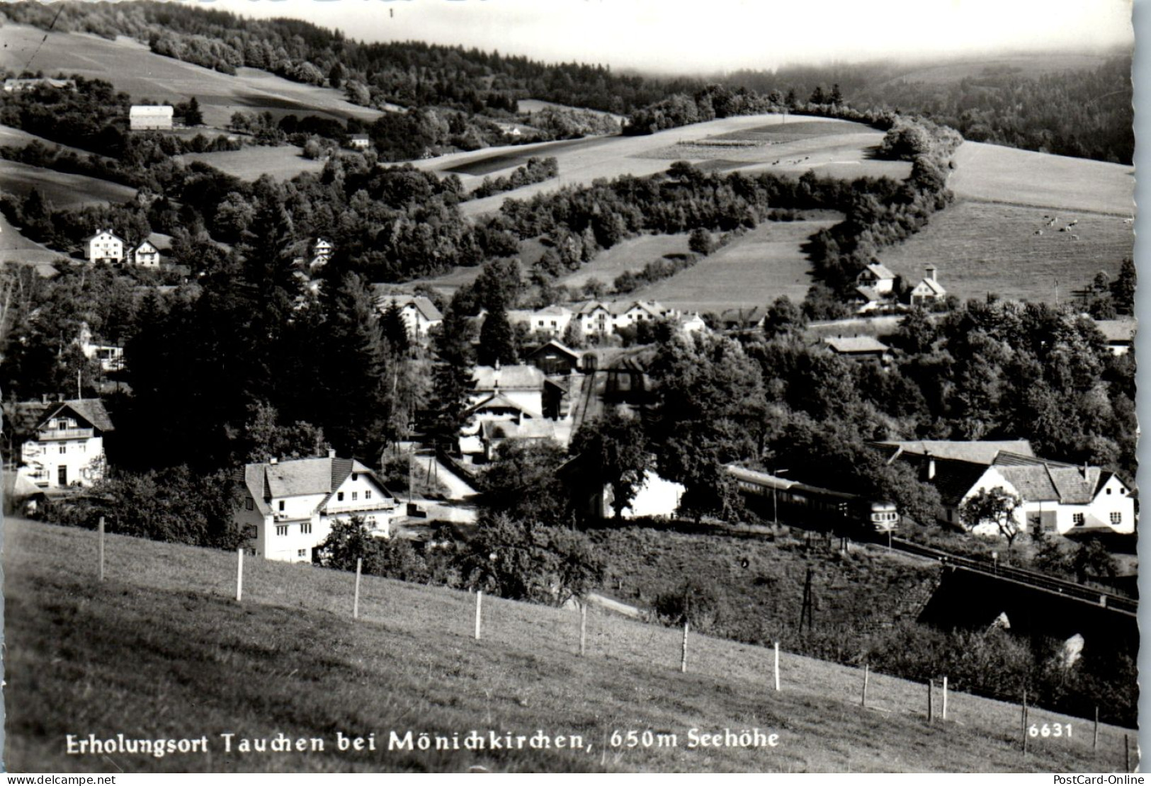 47043 - Niederösterreich - Tauchen , Bei Mönichkirchen , Wechsel , Panorama - Gelaufen 1974 - Neunkirchen