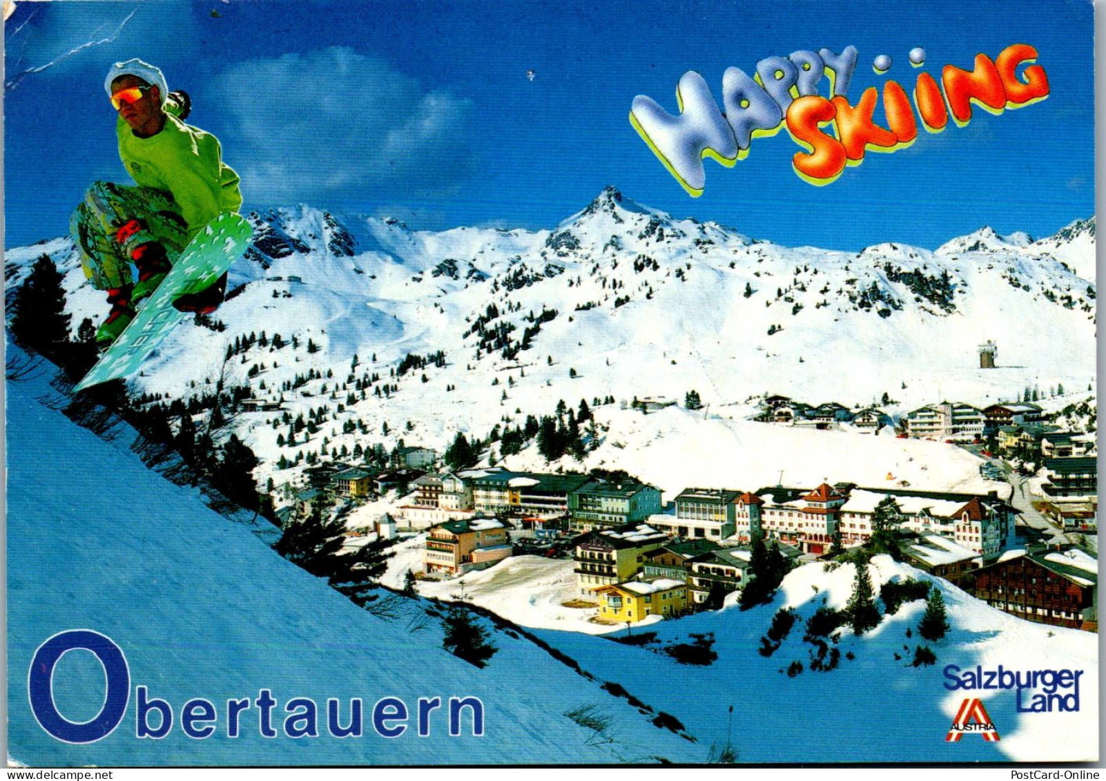 47008 - Salzburg - Obertauern , Panorama - Gelaufen 1996 - Obertauern