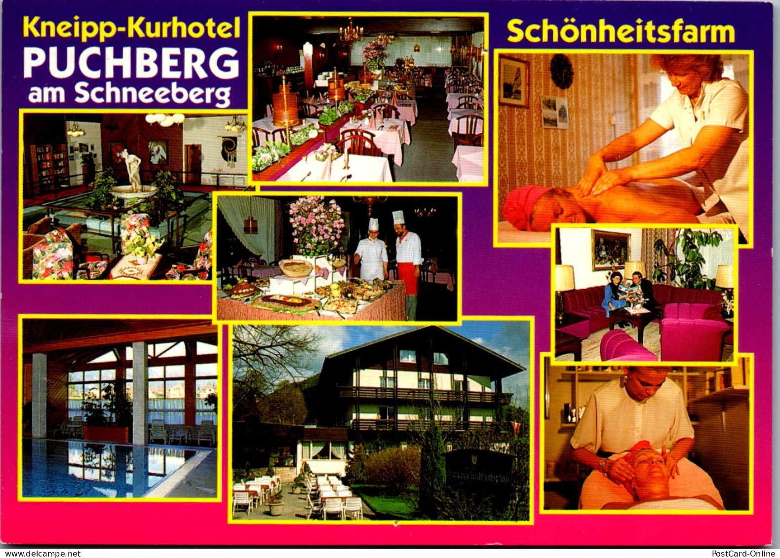 46980 - Niederösterreich - Puchberg Am Schneeberg , Kneipp Kurhotel , Schönheitsfarm , Fam. Wanzenböck - Gelaufen  - Schneeberggebiet