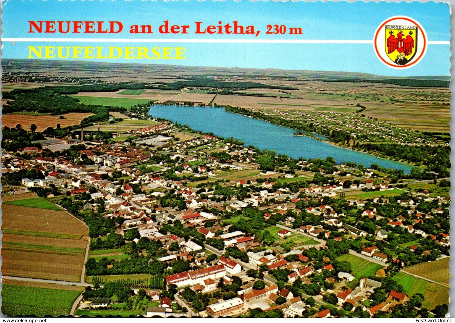 46924 - Burgenland - Neufeld An Der Leitha , Neufeldersee , Neufelder See , Panorama - Gelaufen  - Eisenstadt