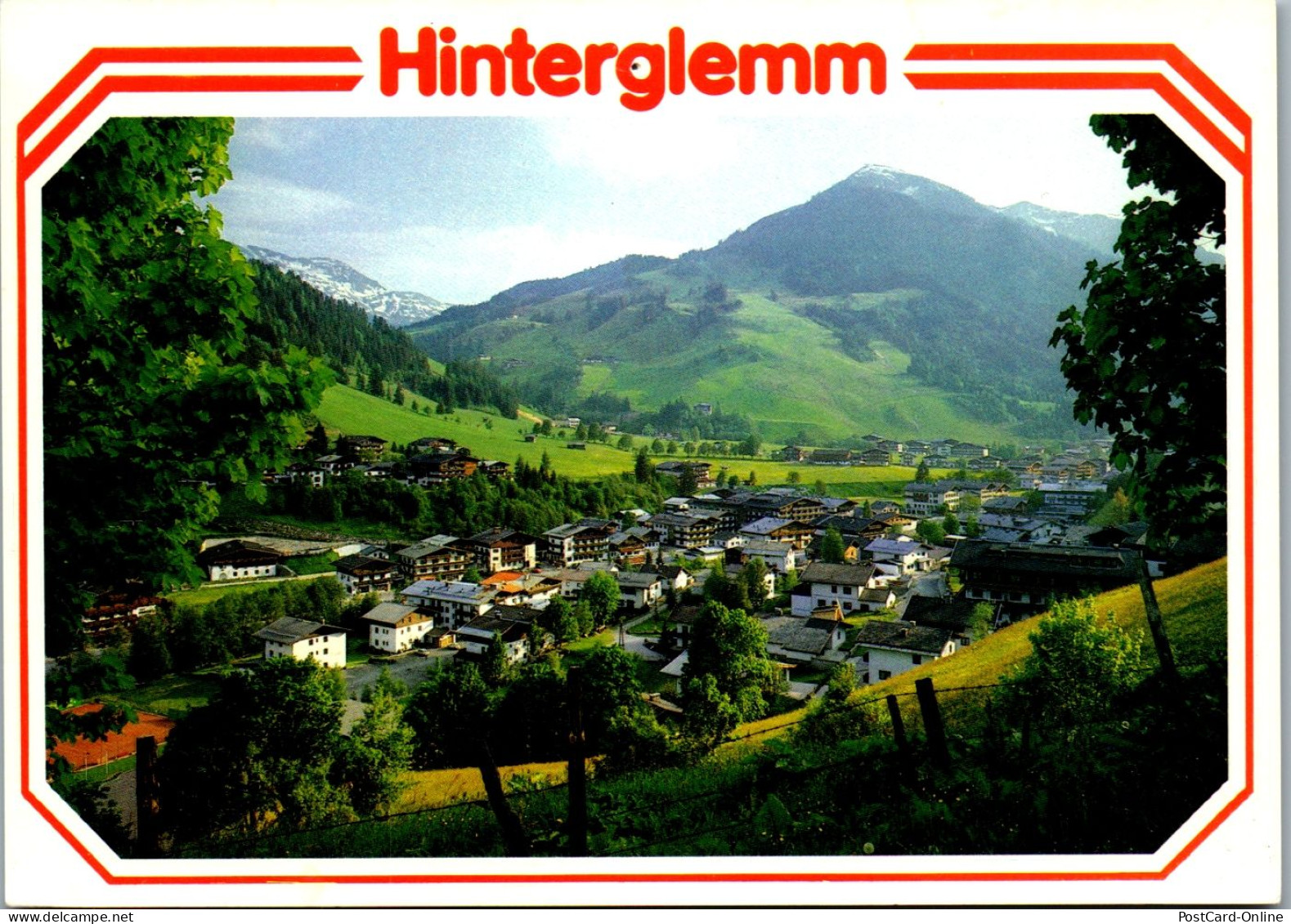46906 - Salzburg - Hinterglemm , Mit Zwölferkogel , Panorama - Gelaufen  - Saalbach