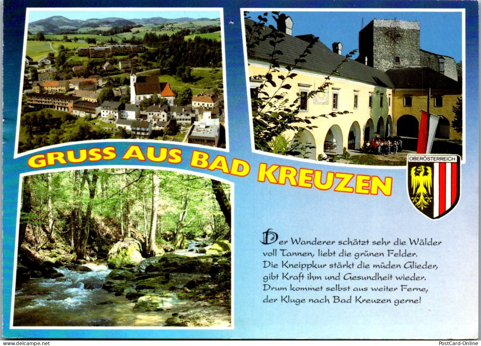 46902 - Oberösterreich - Bad Kreuzen , Mehrbildkarte - Gelaufen 1995 - Perg