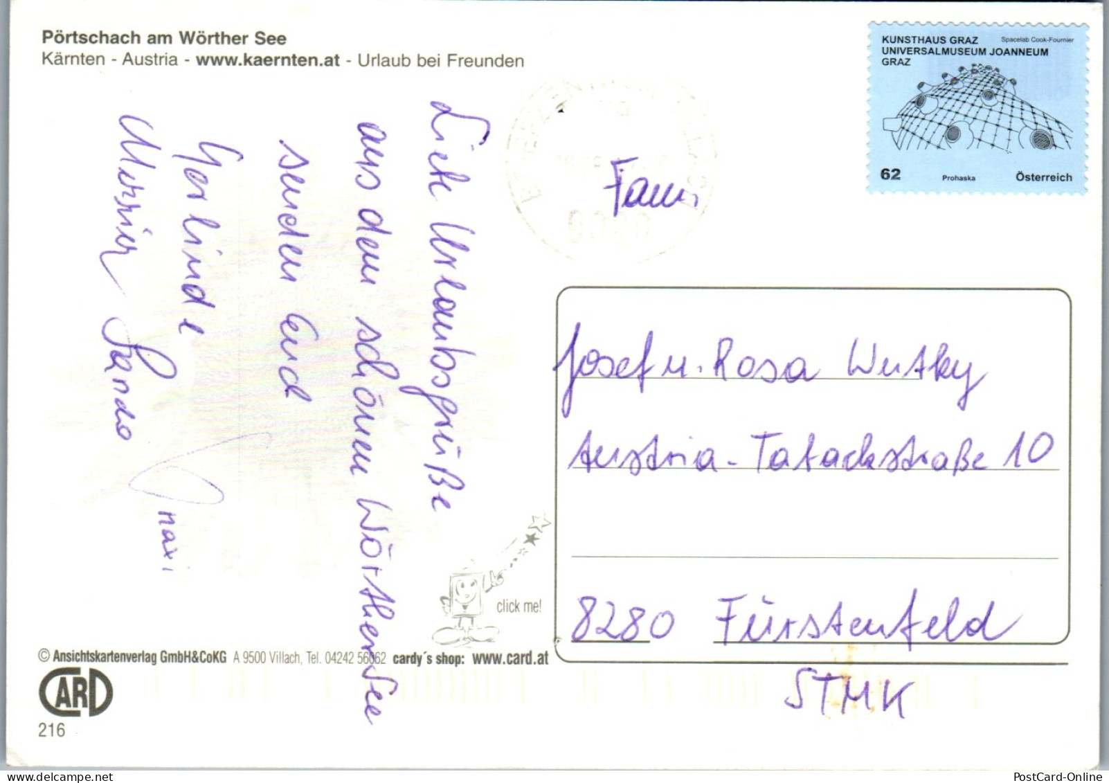 46866 - Kärnten - Pörtschach , Mehrbildkarte - Gelaufen  - Pörtschach