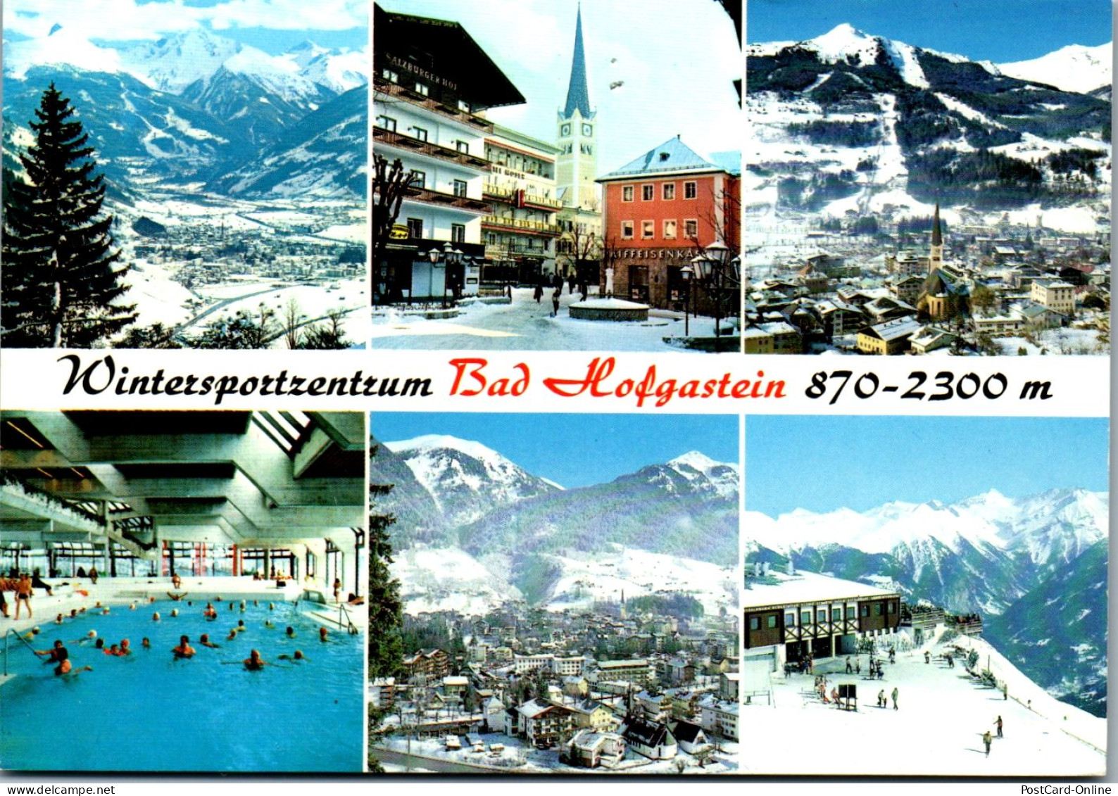 46814 - Salzburg - Bad Hofgastein , Mehrbildkarte - Gelaufen 1995 - Bad Hofgastein