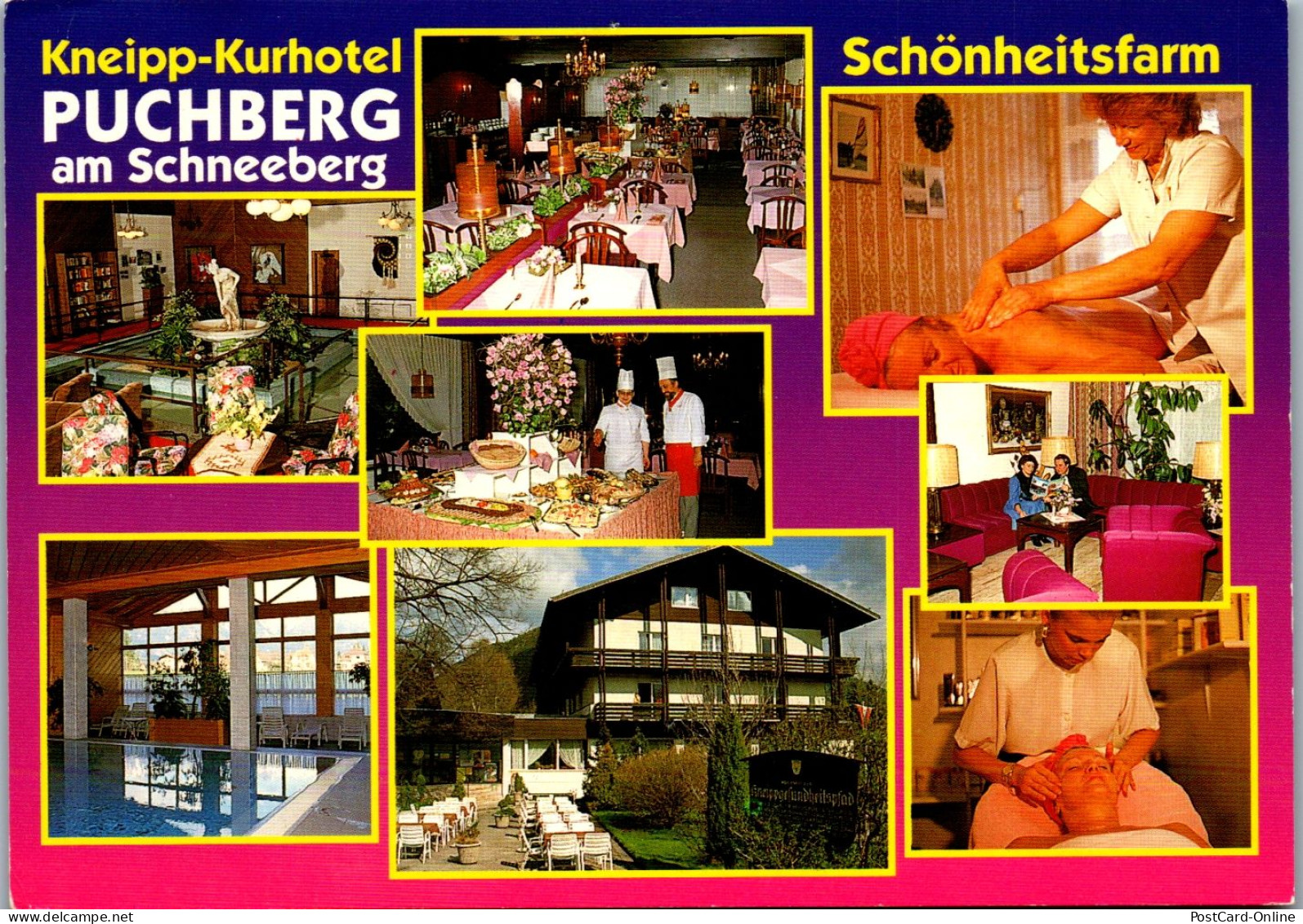 46813 - Niederösterreich - Puchberg Am Schneeberg , Kneipp Kurhotel , Schönheitsfarm , Fam. Wanzenböck - Gel. 1995 - Schneeberggebiet