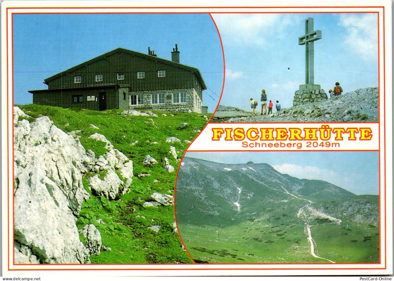 46775 - Niederösterreich - Puchberg Am Schneeberg , Fischerhütte , Fischer Hütte - Gelaufen 1994 - Schneeberggebiet