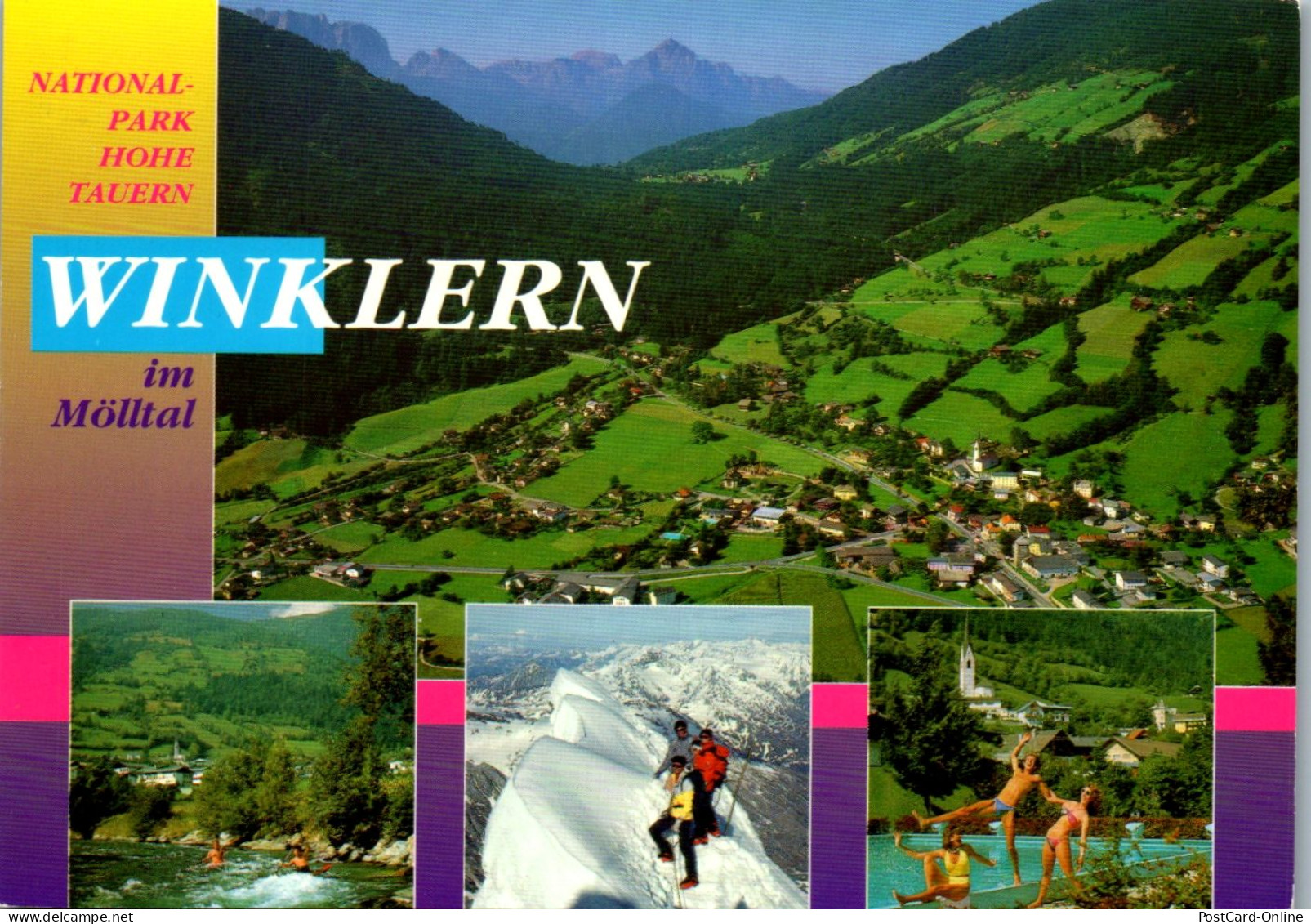 46765 - Kärnten - Winklern , Mölltal , Nationalpark Hohe Tauern - Gelaufen 1994 - Velden
