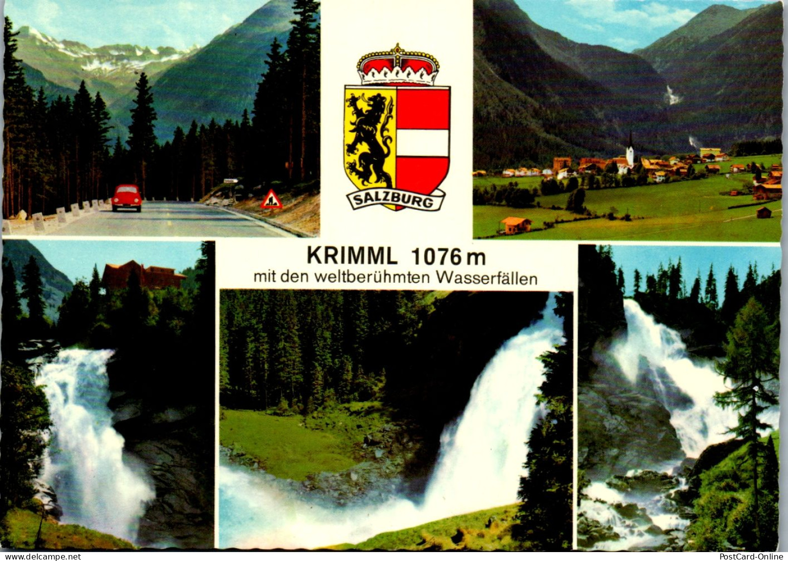46723 - Salzburg - Krimml , Wasserfälle , Mehrbildkarte - Nicht Gelaufen  - Krimml