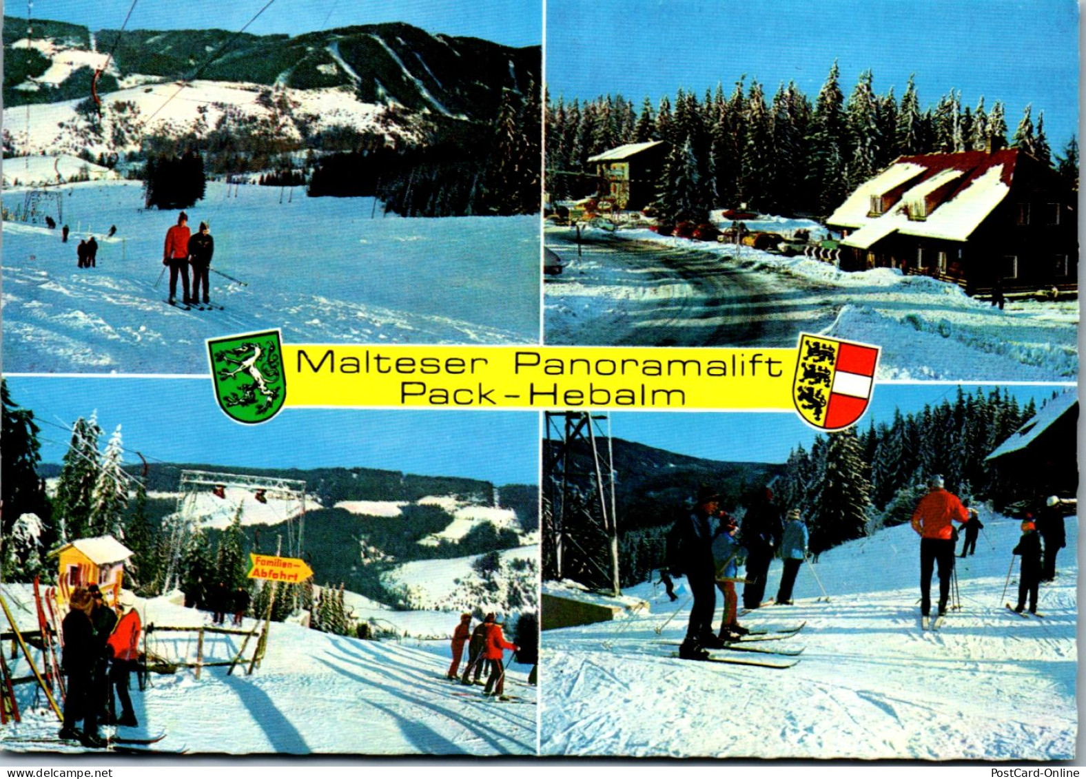 46725 - Steiermark - Pack , Hebalm , Malteser Panoramalift , Ski , Mehrbildkarte - Nicht Gelaufen  - Pack