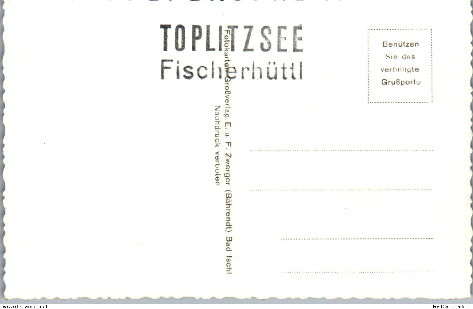 46716 - Steiermark - Grundlsee , Toplitzsee , Fischerhütte , Fischerhüttl - Nicht Gelaufen  - Ausserland