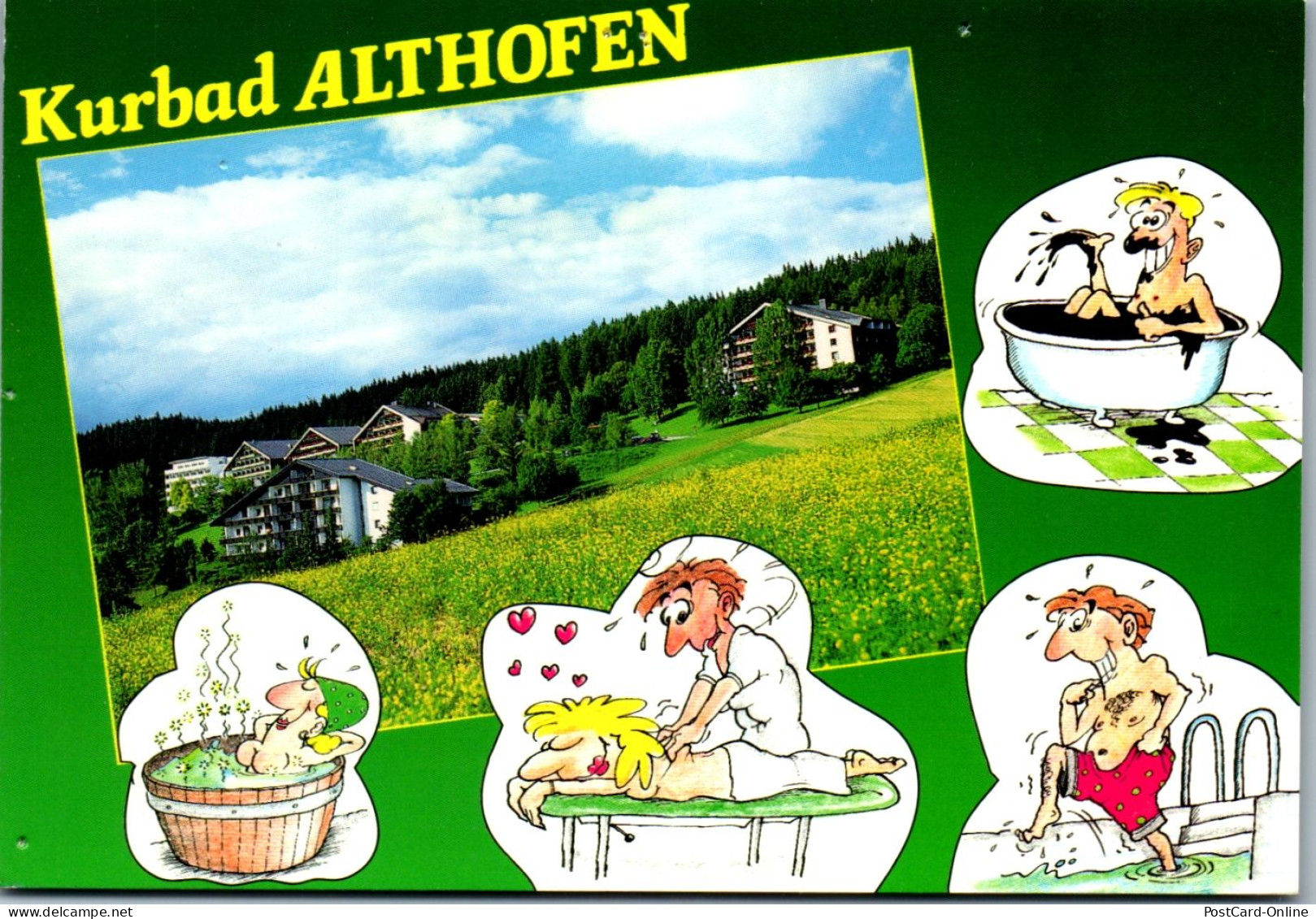 46682 - Kärnten - Althofen , Kurbad , Rehabilitationsklinik , Privatklinik - Gelaufen 1997 - St. Veit An Der Glan