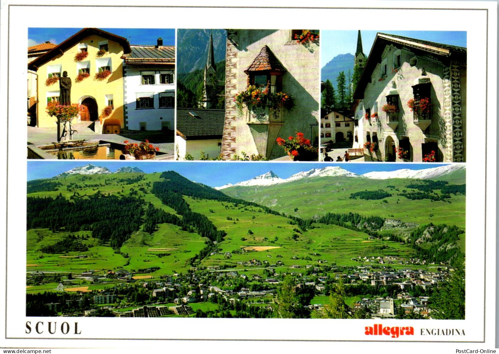 46662 - Schweiz - Scuol , Motta Naluns , Piz Champatsch , Allegra Engiadina - Gelaufen 1997 - Scuol