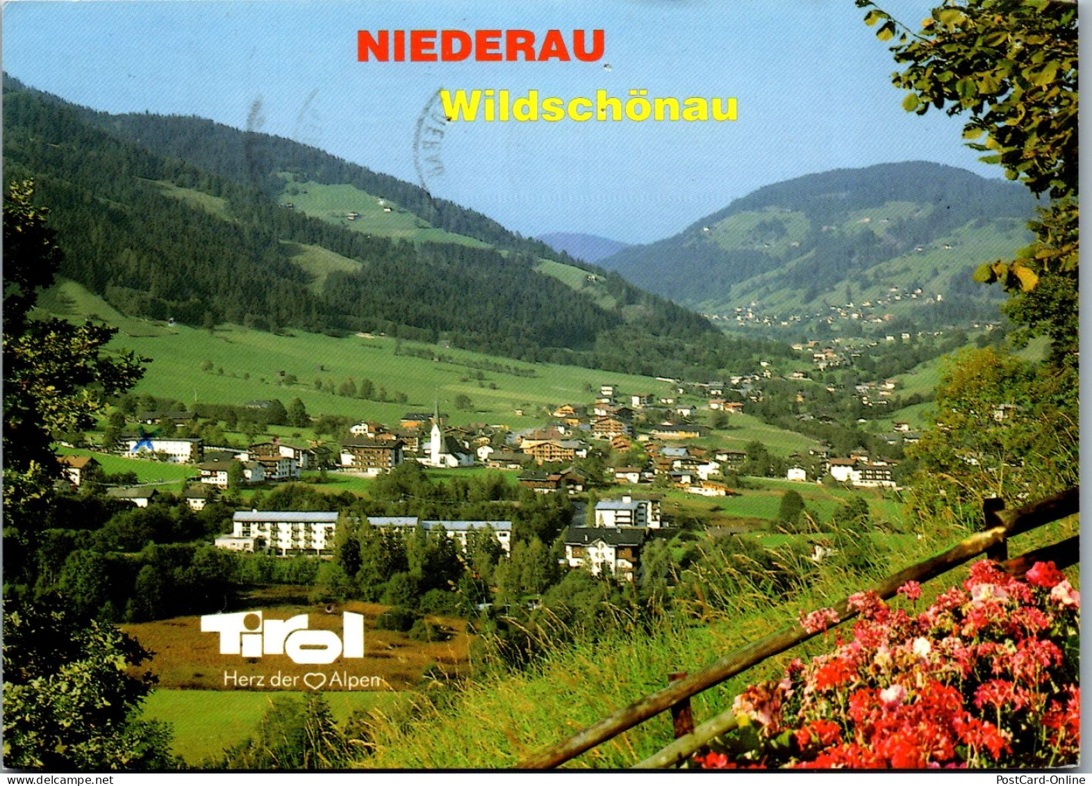 46651 - Tirol - Niederau , Wildschönau , Panorama - Gelaufen 1997 - Wildschönau