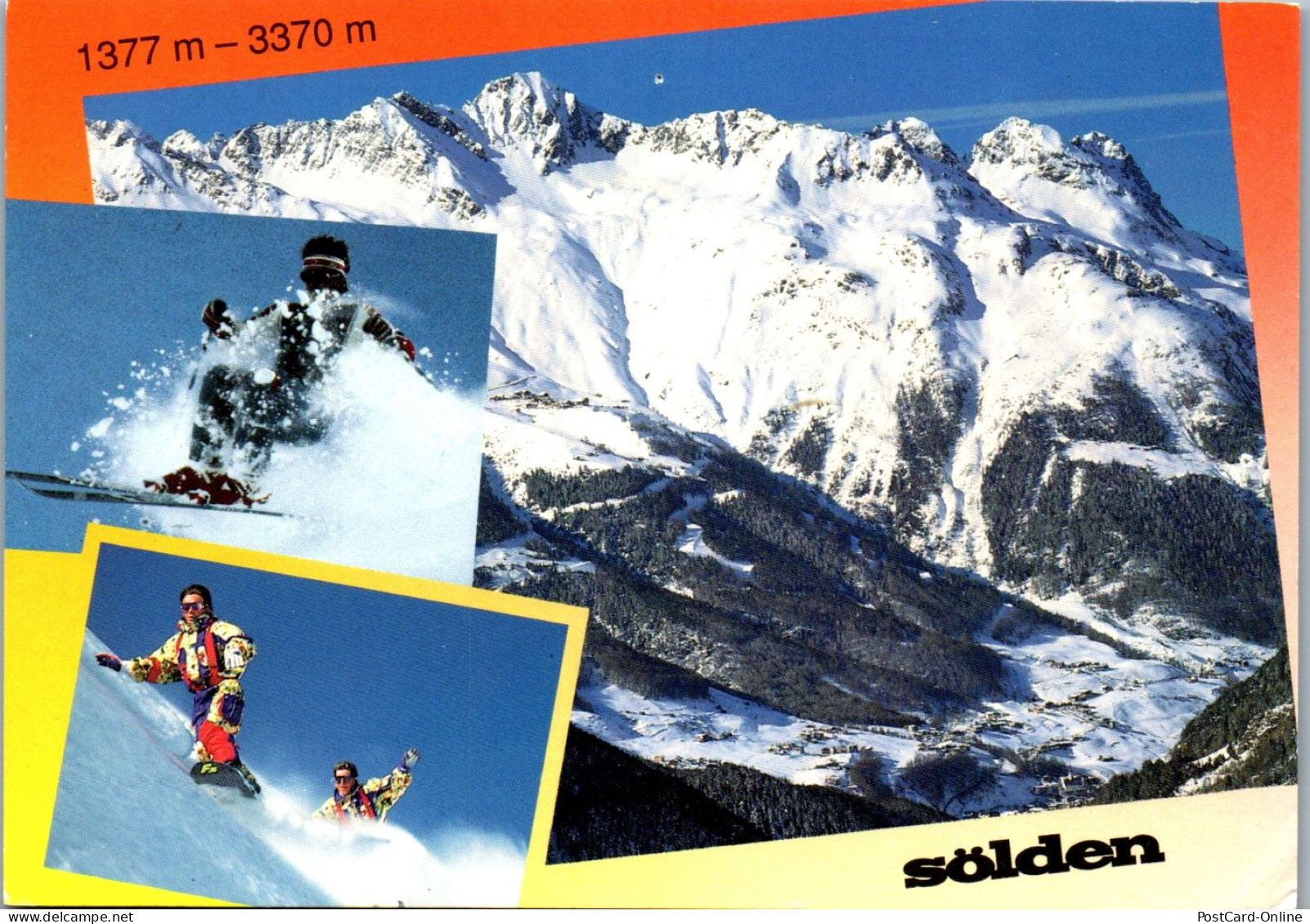 46642 - Tirol - Sölden , Mehrbildkarte - Gelaufen 1997 - Sölden