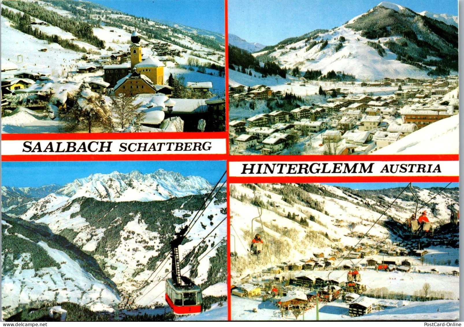 46638 - Salzburg - Saalbach Hinterglemm , Schattberg - Gelaufen 1999 - Saalbach