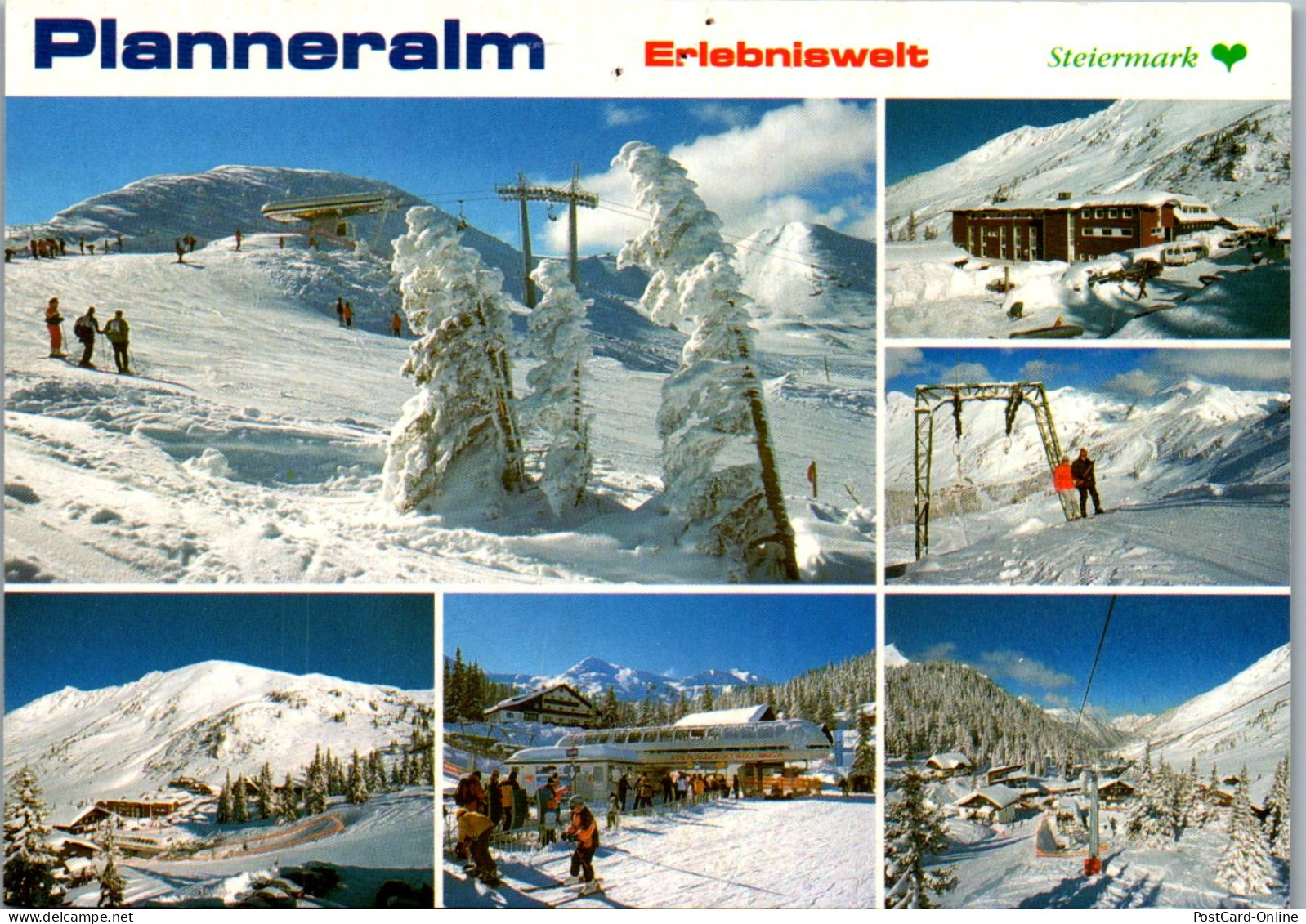 46611 - Steiermark - Donnersbach , Planneralm , Winter , Mehrbildkarte - Gelaufen  - Donnersbach (Tal)