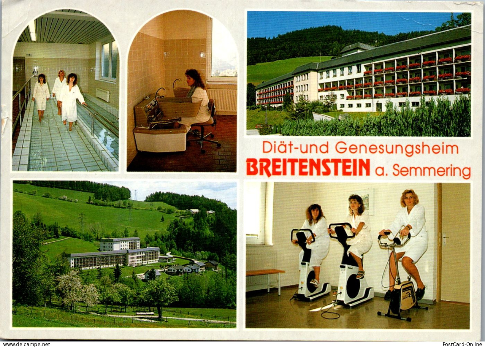 46598 - Niederösterreich - Breitenstein Am Semmering , Diät Und Genesungsheim - Gelaufen  - Semmering