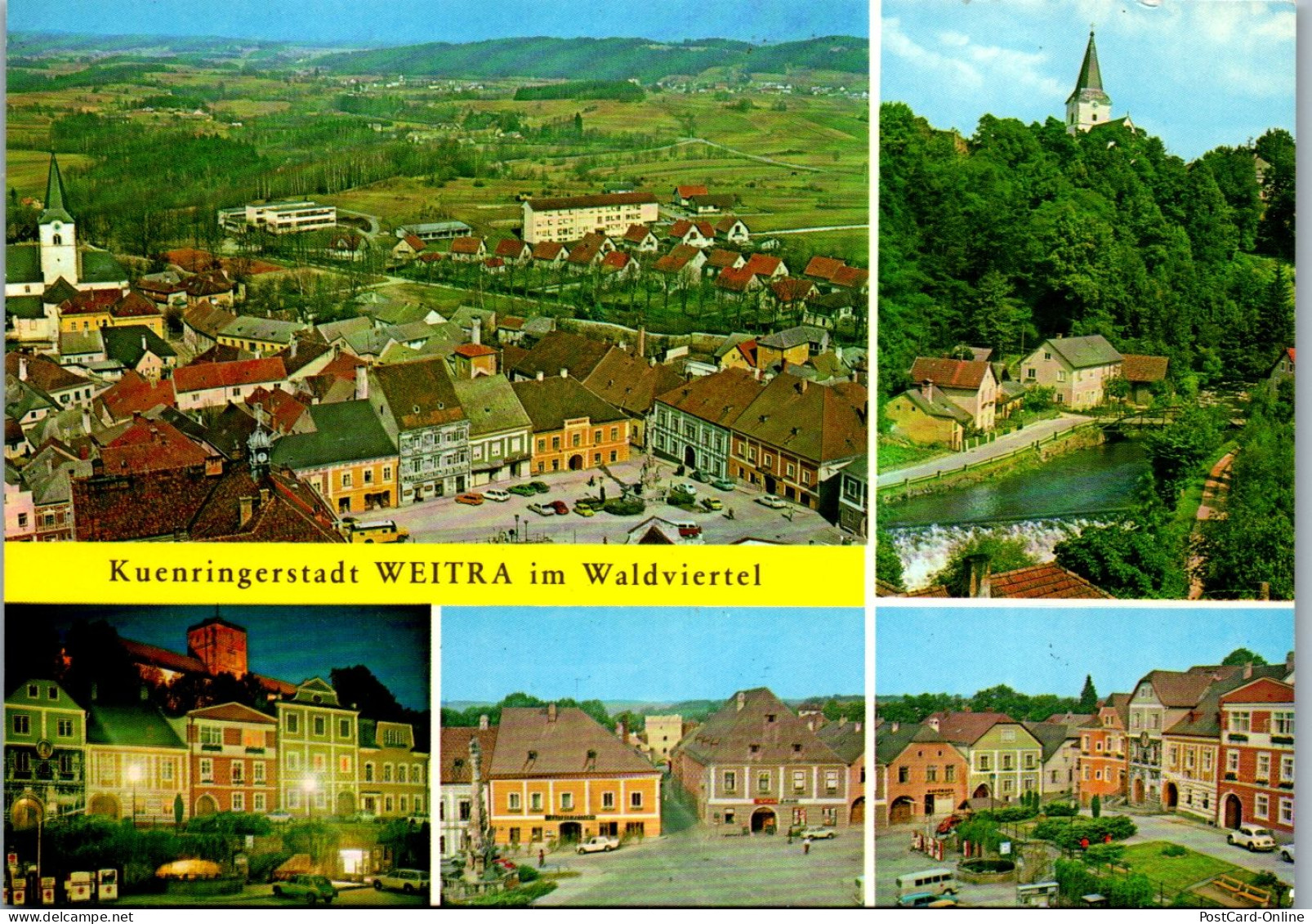 47154 - Niederösterreich - Weitra , Kuenringerstadt Im Waldviertel , Mehrbildkarte - Gelaufen 1989 - Weitra