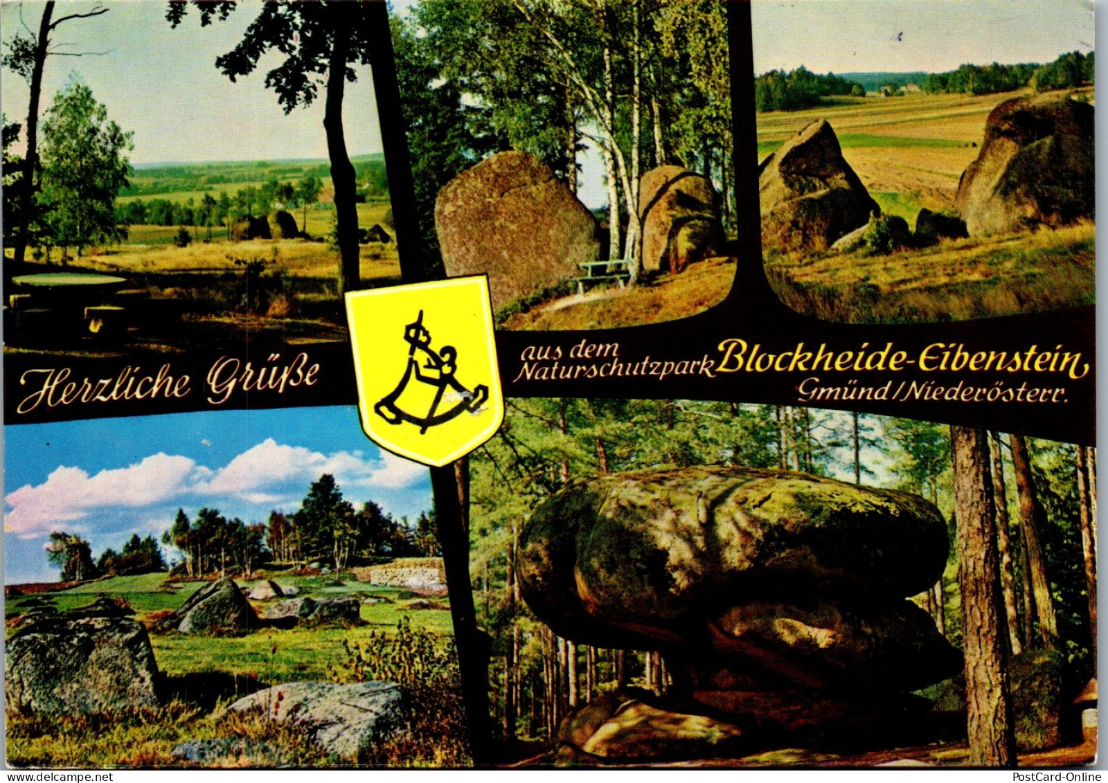 47148 - Niederösterreich - Gmünd , Naturschutzpark Blockheide Eibenstein - Gelaufen 1978 - Gmünd