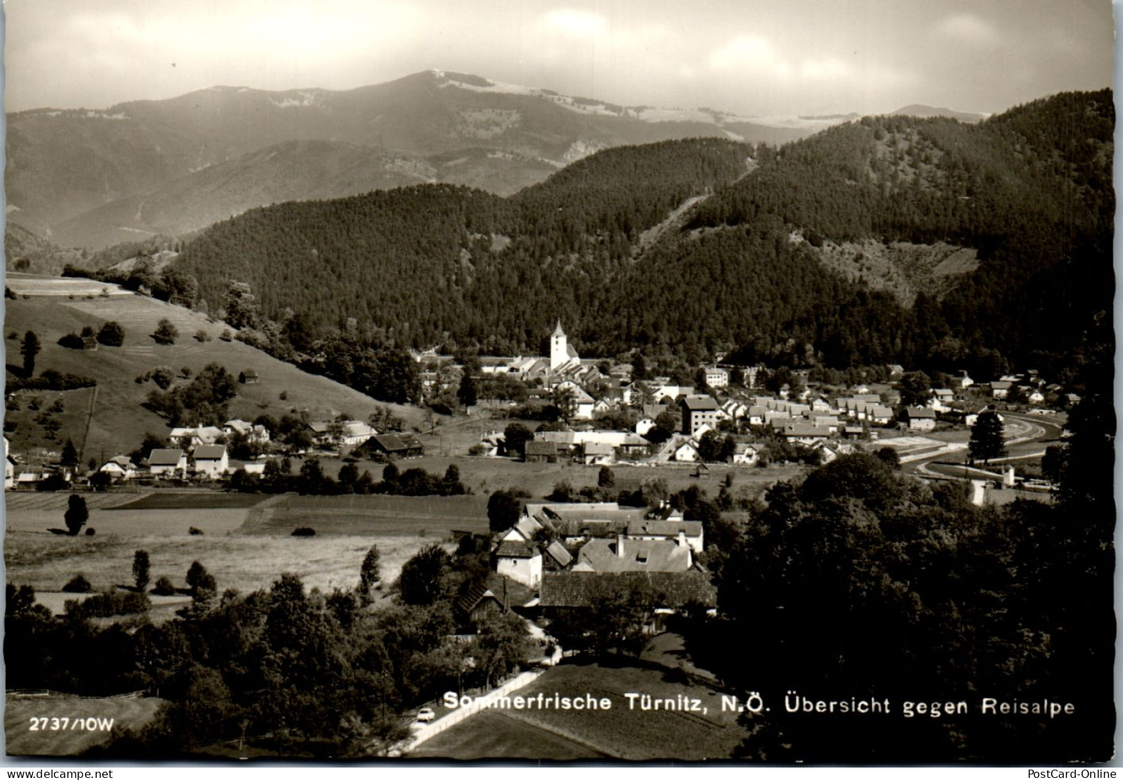 47125 - Niederösterreich - Türnitz , Übersicht Gegen Reisalpe - Gelaufen 1974 - Lilienfeld