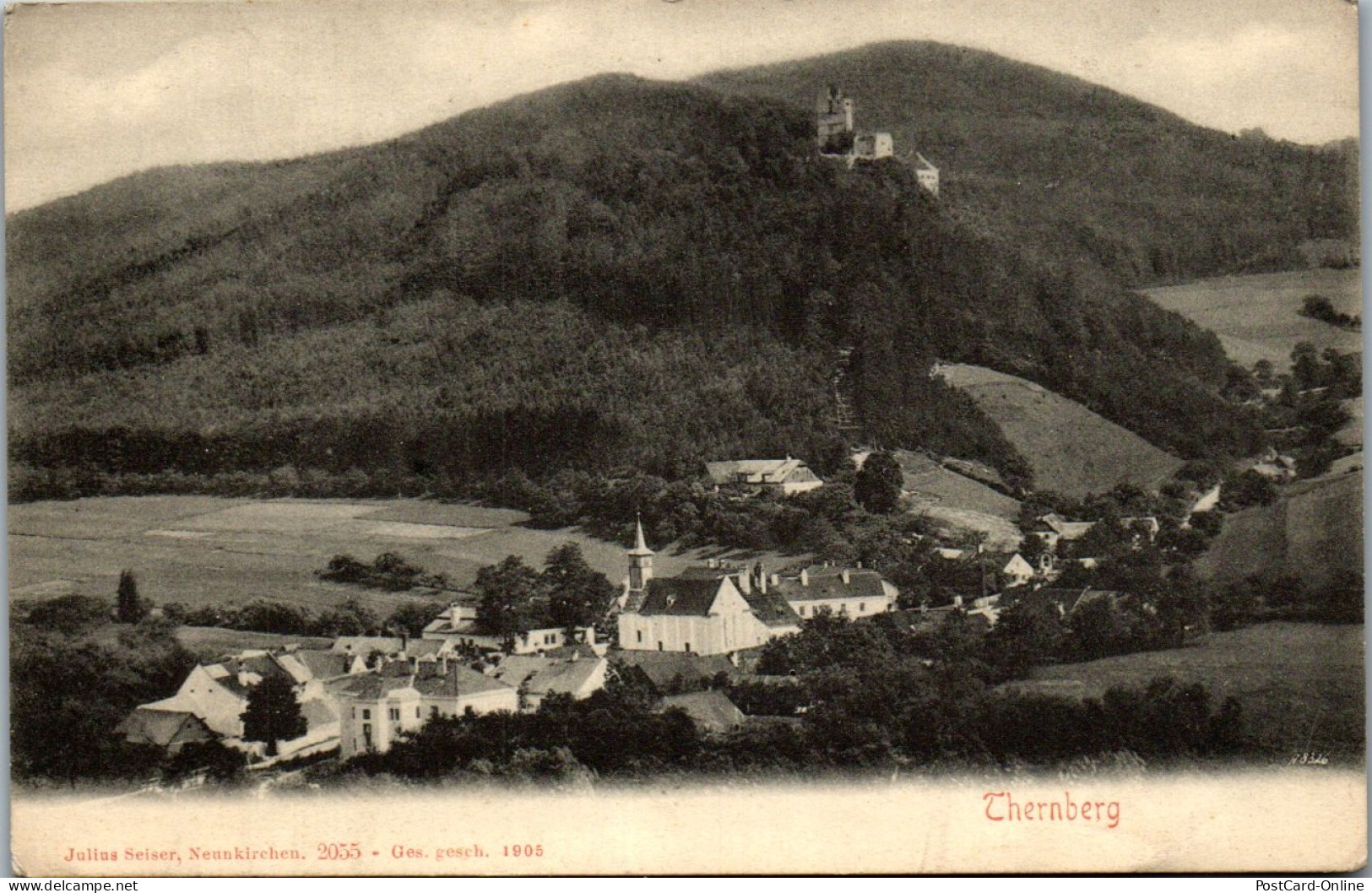 47115 - Niederösterreich - Thernberg , Panorama - Gelaufen 1905 - Neunkirchen