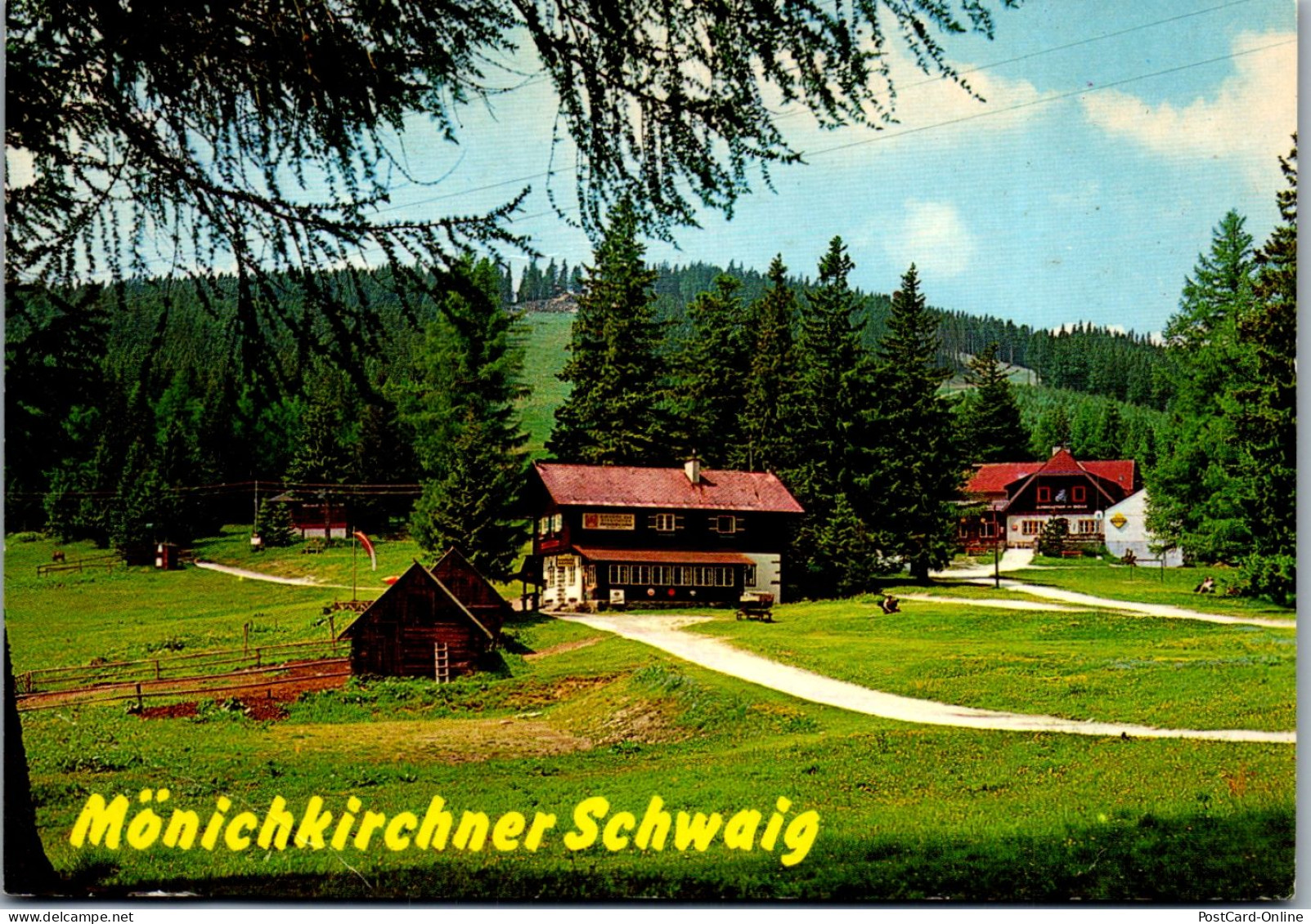 47112 - Niederösterreich - Mönichkirchen , Am Wechsel , Mönichkirchner Schwaig - Gelaufen 1991 - Neunkirchen