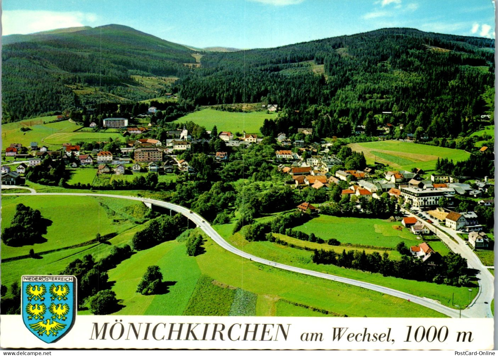 47090 - Niederösterreich - Mönichkirchen , Am Wechsel , Panorama - Gelaufen 1972 - Neunkirchen