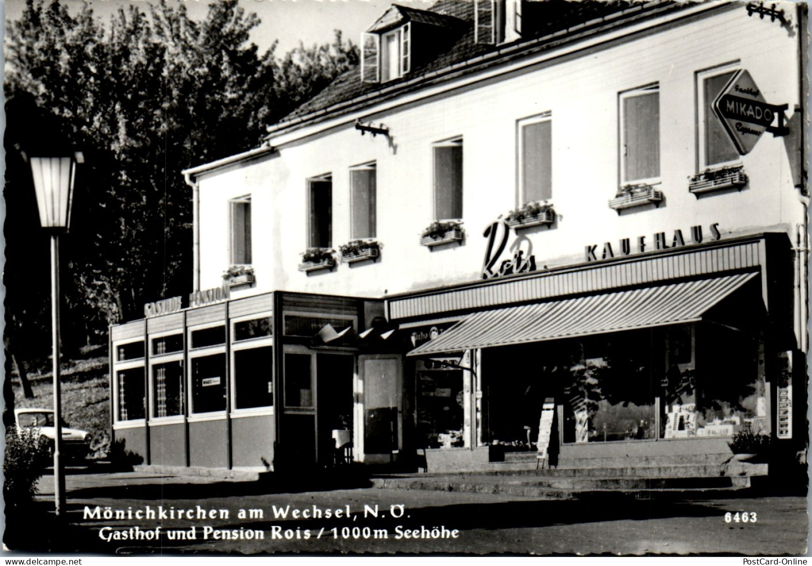 47091 - Niederösterreich - Mönichkirchen , Am Wechsel , Gasthof Und Pension Rois - Gelaufen 1971 - Neunkirchen