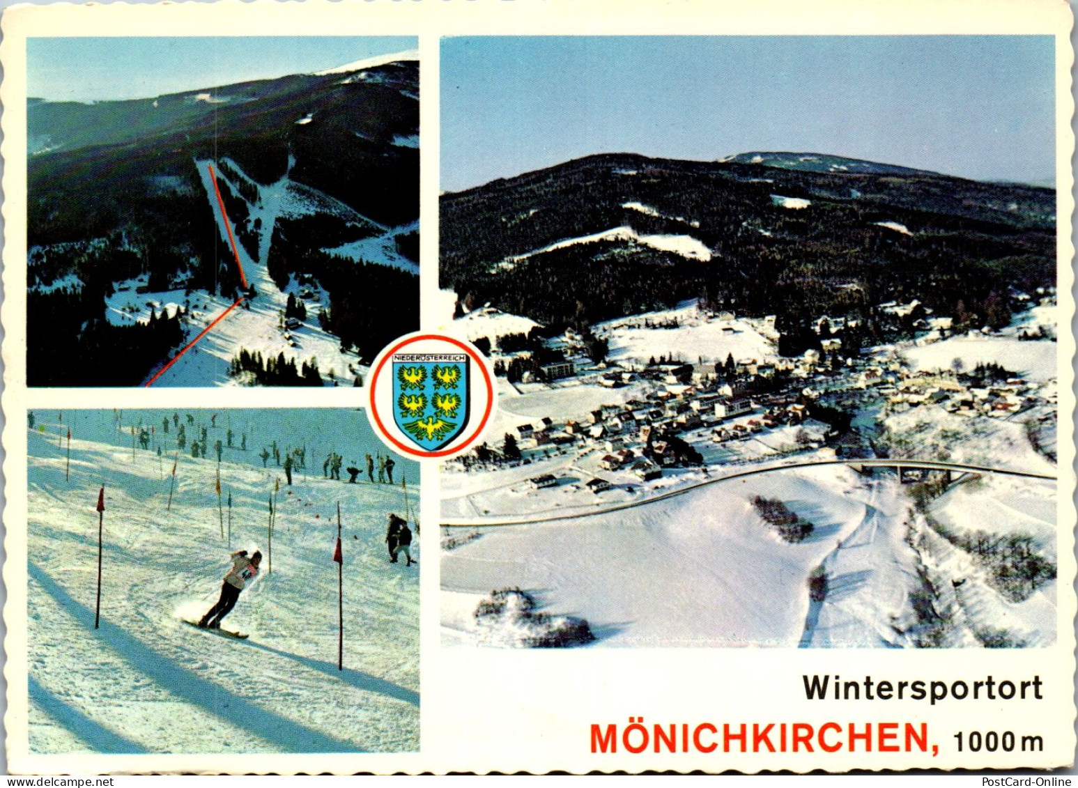 47086 - Niederösterreich - Mönichkirchen , Schwaig , Ski , Sport , Mehrbildkarte - Nicht Gelaufen  - Neunkirchen