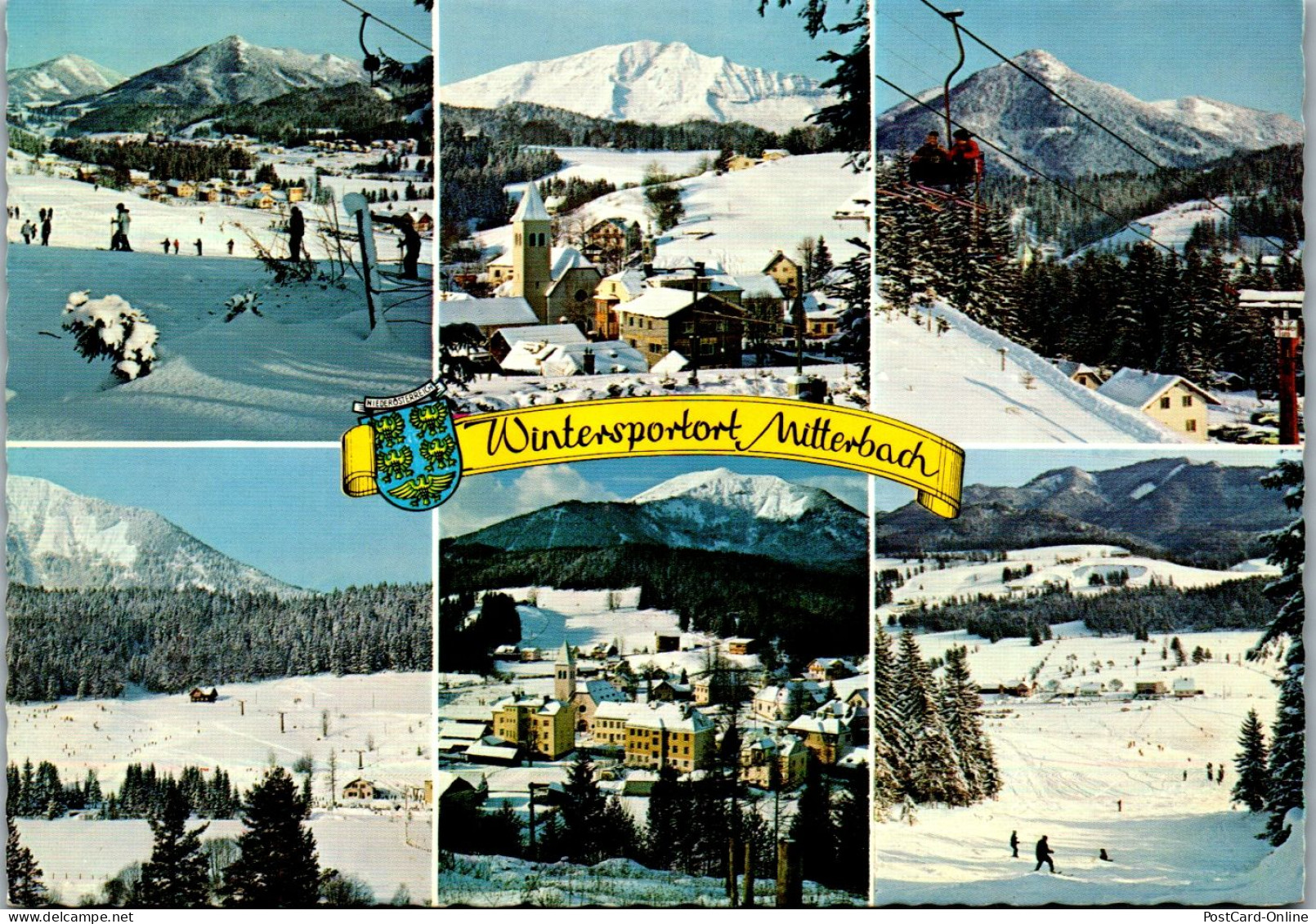 47081 - Niederösterreich - Mitterbach Am Erlaufsee , Mehrbildkarte - Gelaufen 1971 - Lilienfeld
