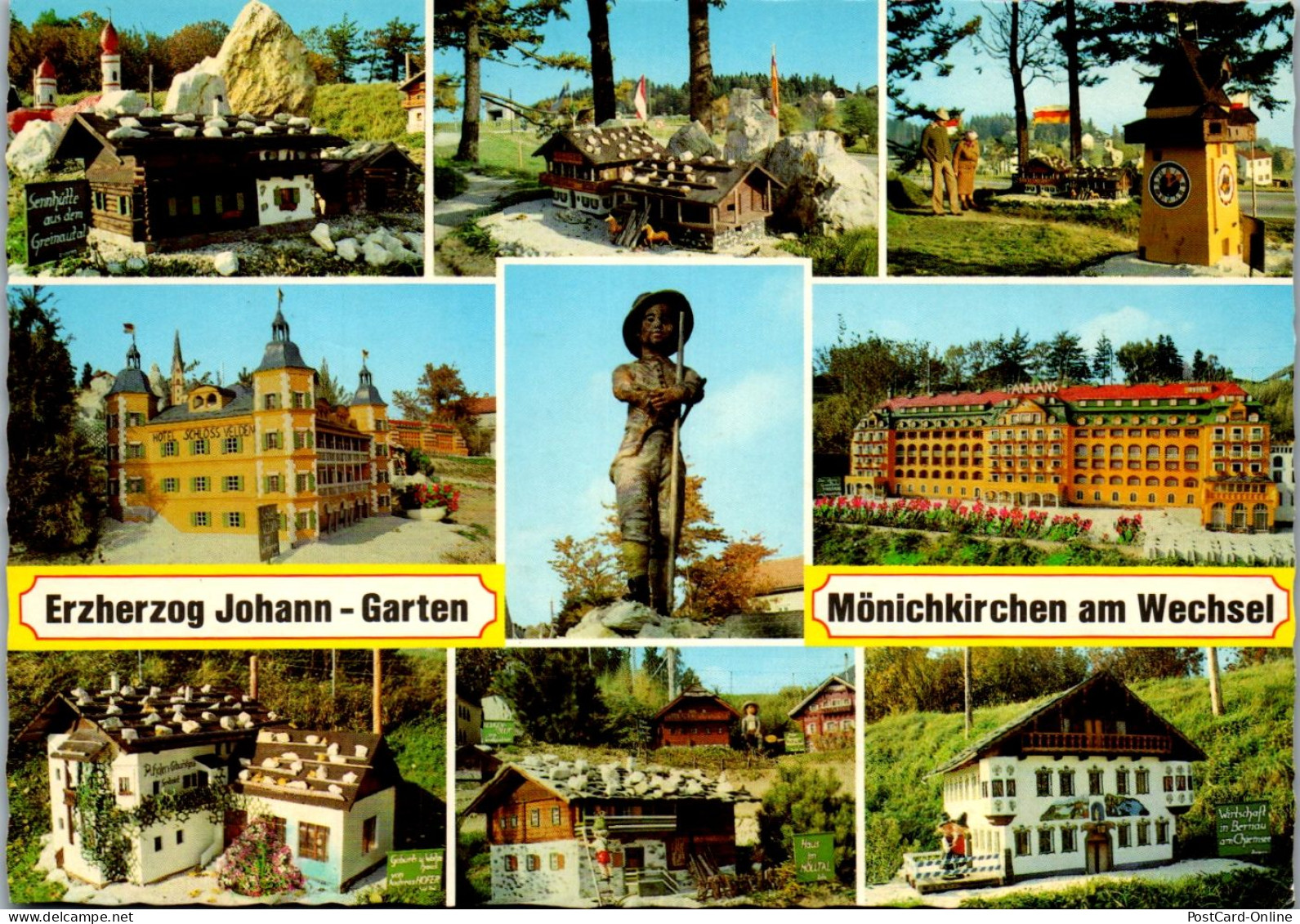 47078 - Niederösterreich - Mönichkirchen , Am Wechsel , Erzherzog Johann Garten , Mehrbildkarte - Nicht Gelaufen  - Neunkirchen