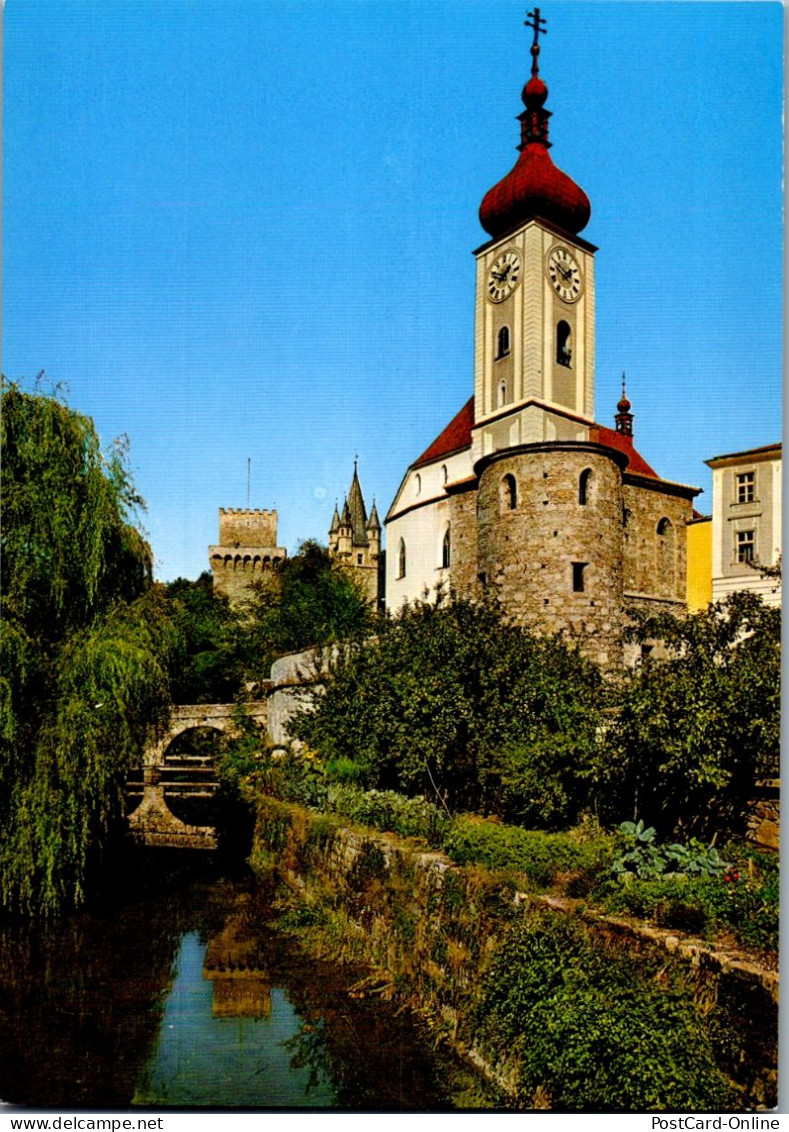 47069 - Niederösterreich - Waidhofen An Der Ybbs , Partie Kirche - Gelaufen 1985 - Waidhofen An Der Ybbs