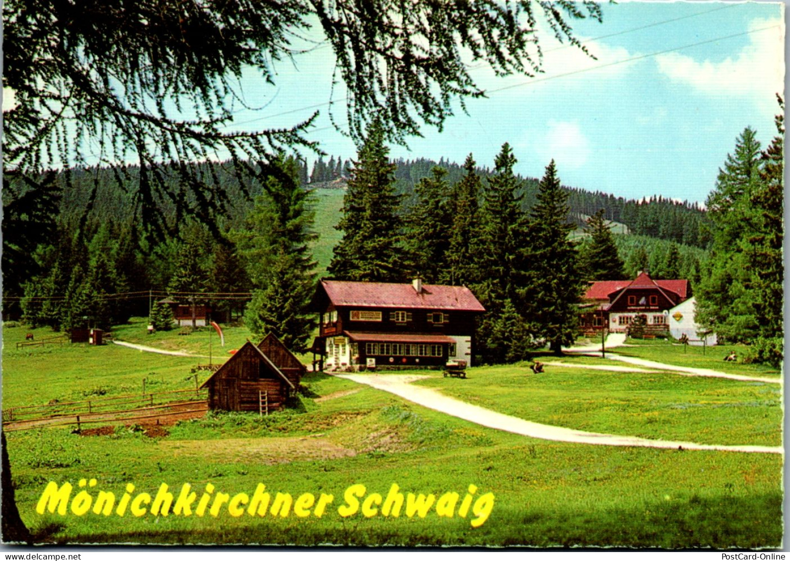 47075 - Niederösterreich - Mönichkirchen , Mönichkirchner Schwaig - Gelaufen 1982 - Neunkirchen