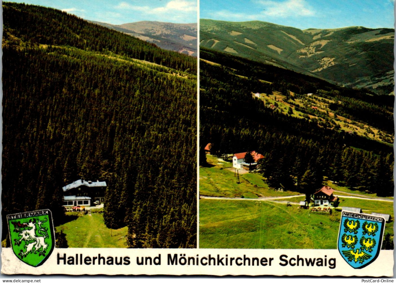 47077 - Niederösterreich - Mönichkirchen , Am Wechsel , Hallerhaus , Mönichkirchner Schwaig - Gelaufen 1986 - Neunkirchen