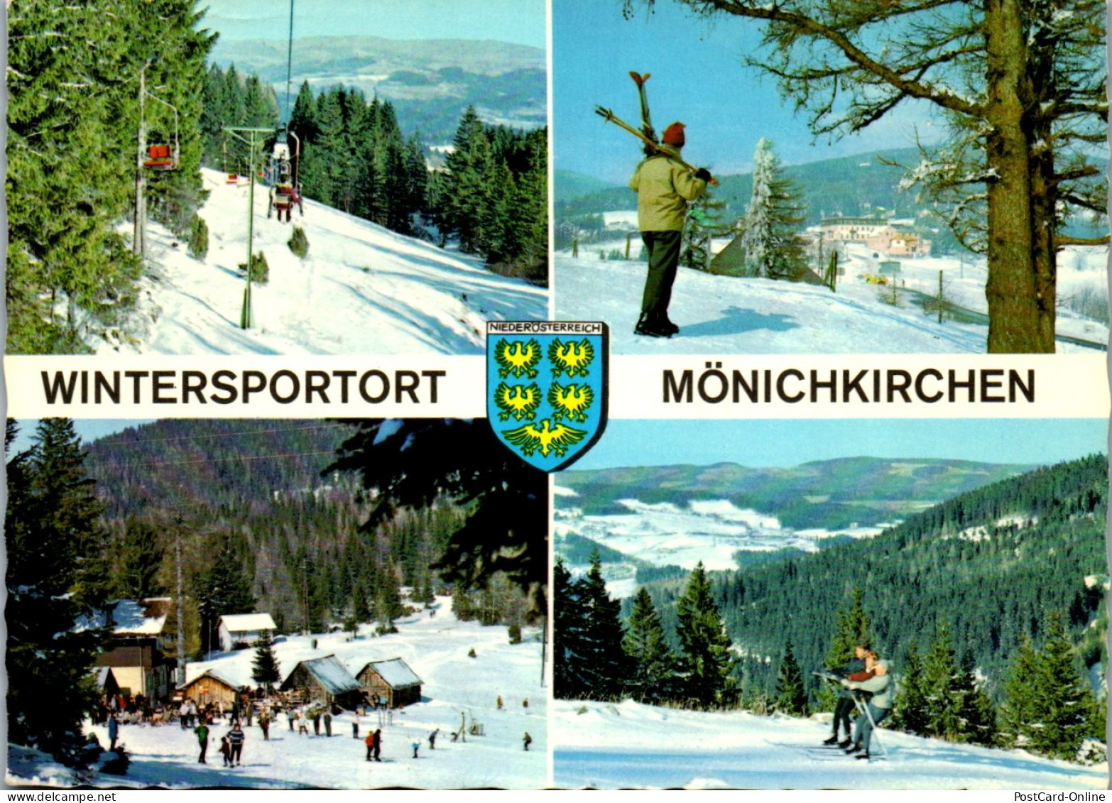 47073 - Niederösterreich - Mönichkirchen , Wechsel , Mehrbildkarte - Gelaufen 1980 - Neunkirchen