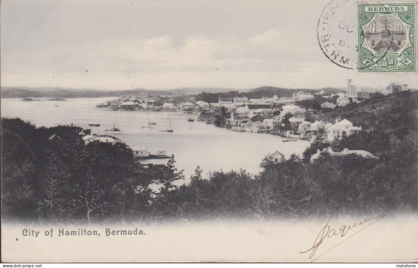 ANTILLES BERMUDES BERMUDA CITY OF HAMILTON  PRECURSEUR - Bermudes