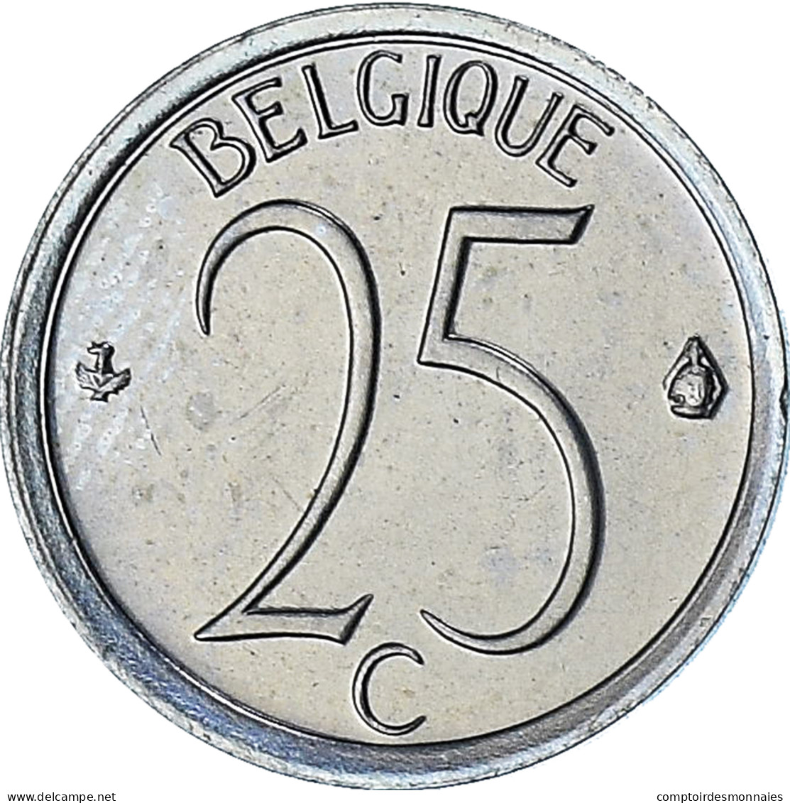 Belgique, Baudouin I, 25 Centimes, 1975, FDC, Du Cupronickel, KM:153 - 25 Cents