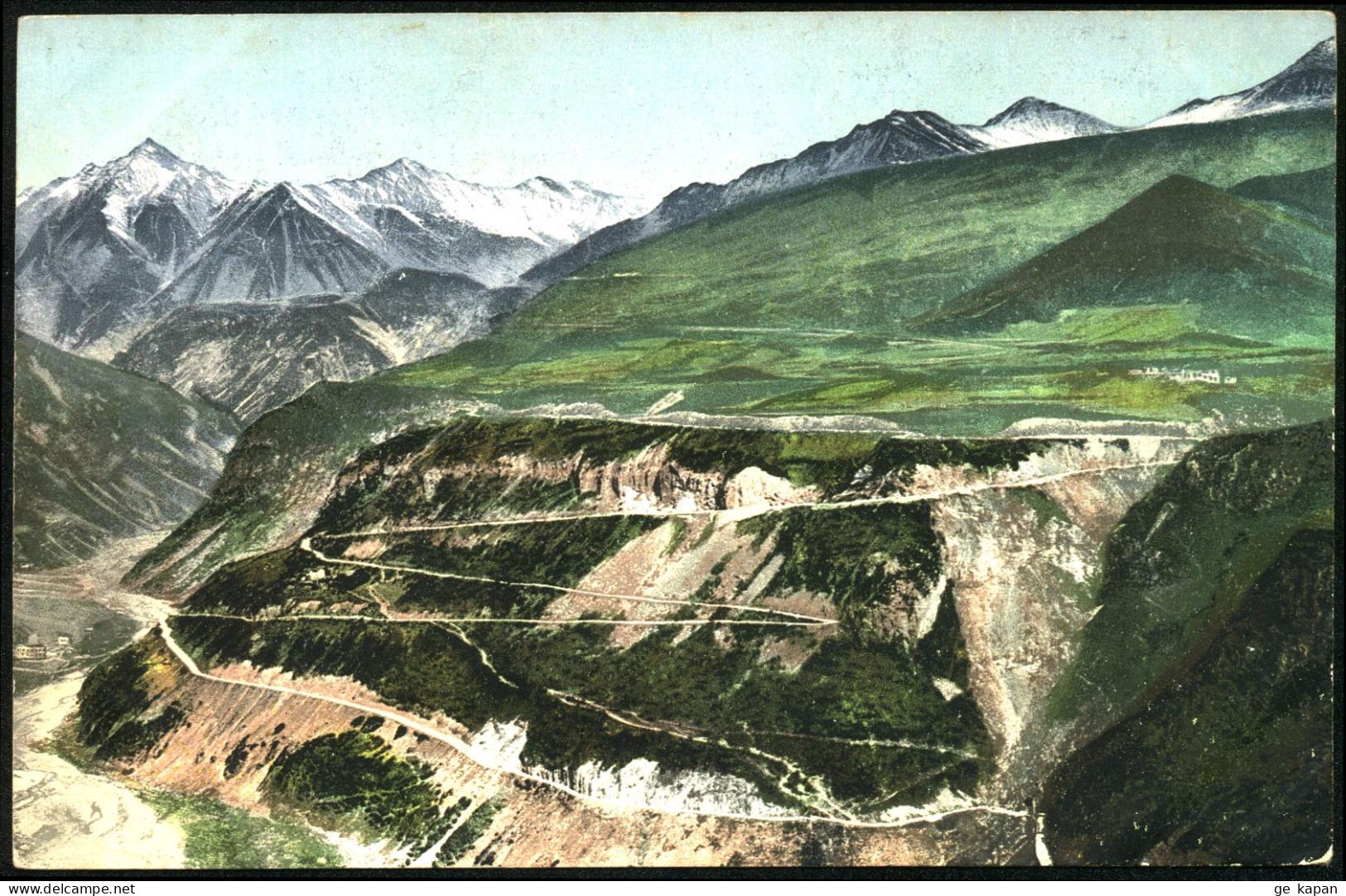 1907-1917 GEORGIA Military-Georgian Road - General View On Mleta Rise - Géorgie