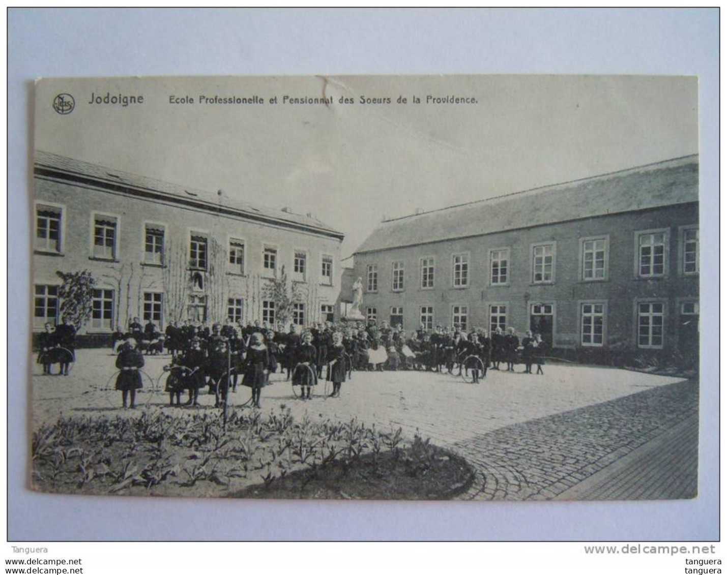 Jodoigne Ecole Professionelle Et Pensionnat Des Soeurs De La Providence Animée Circulée 1908 Klein Scheurtje Bovenaan - Jodoigne