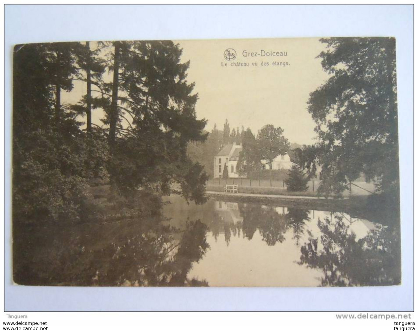 Grez-Doiceau Le Chateau Vu Des étangs Circulée 1923 - Graven