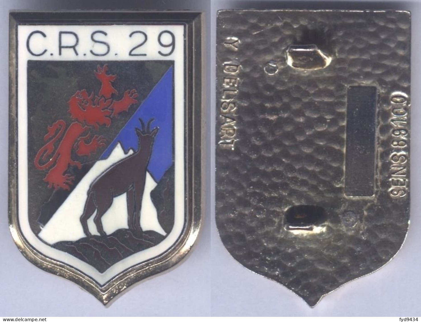 Insigne De La Compagnie Républicaine De Sécurité N° 29 - Police