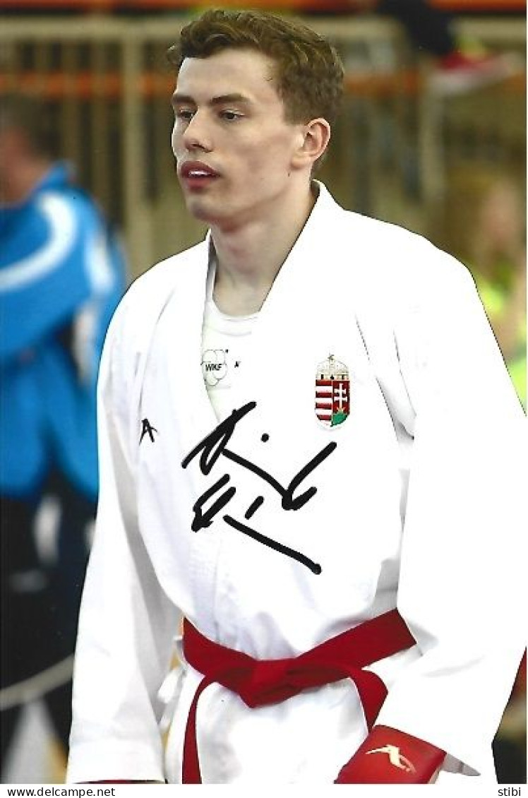 HUNGARY - ORIG.AUTOGRAPH - HÁRSPATAKI GÁBOR - OLYMPIC BRONZE MEDAL - KARATE - 2020 TOKYO - Sportlich